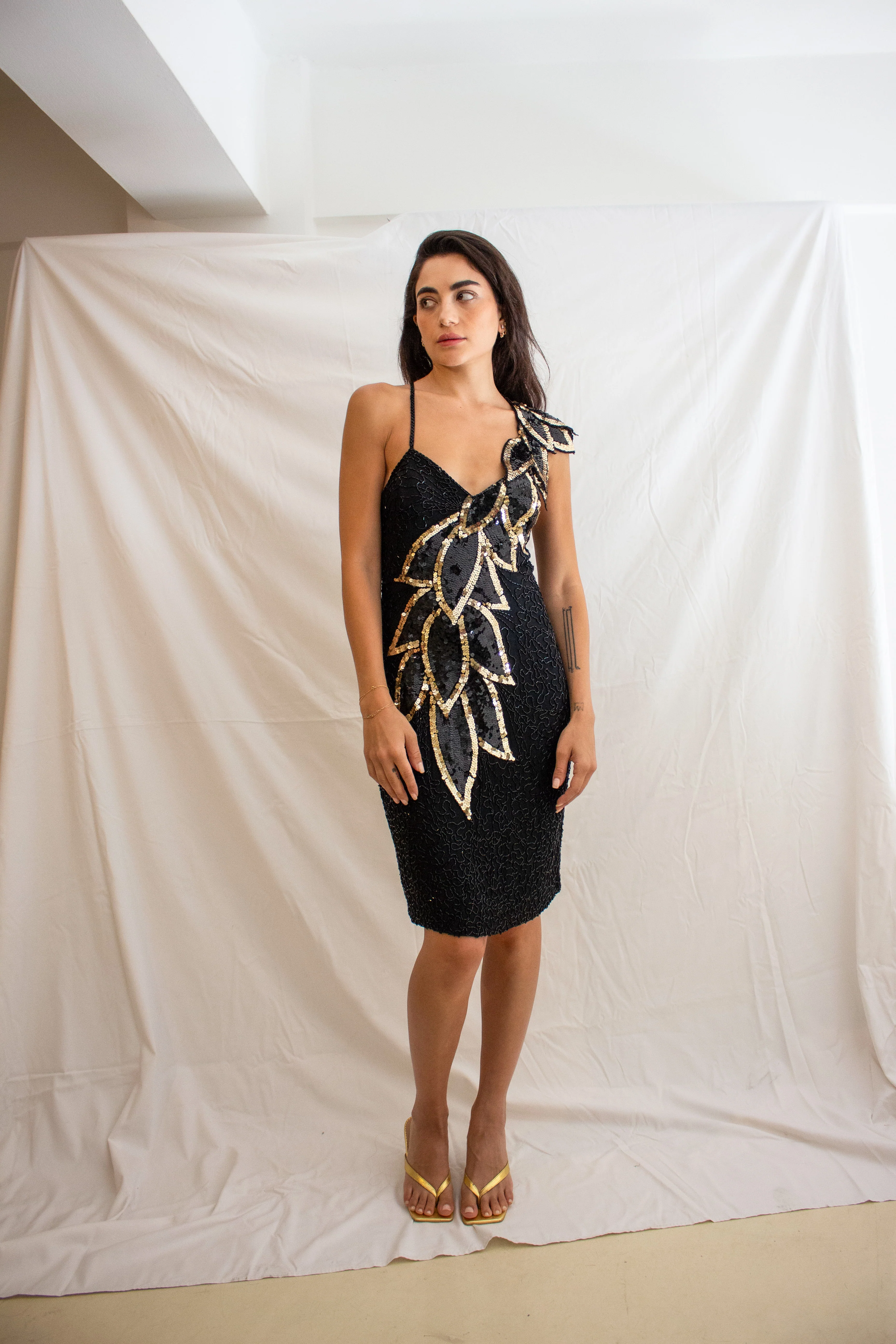 Vintage Sequined Dress