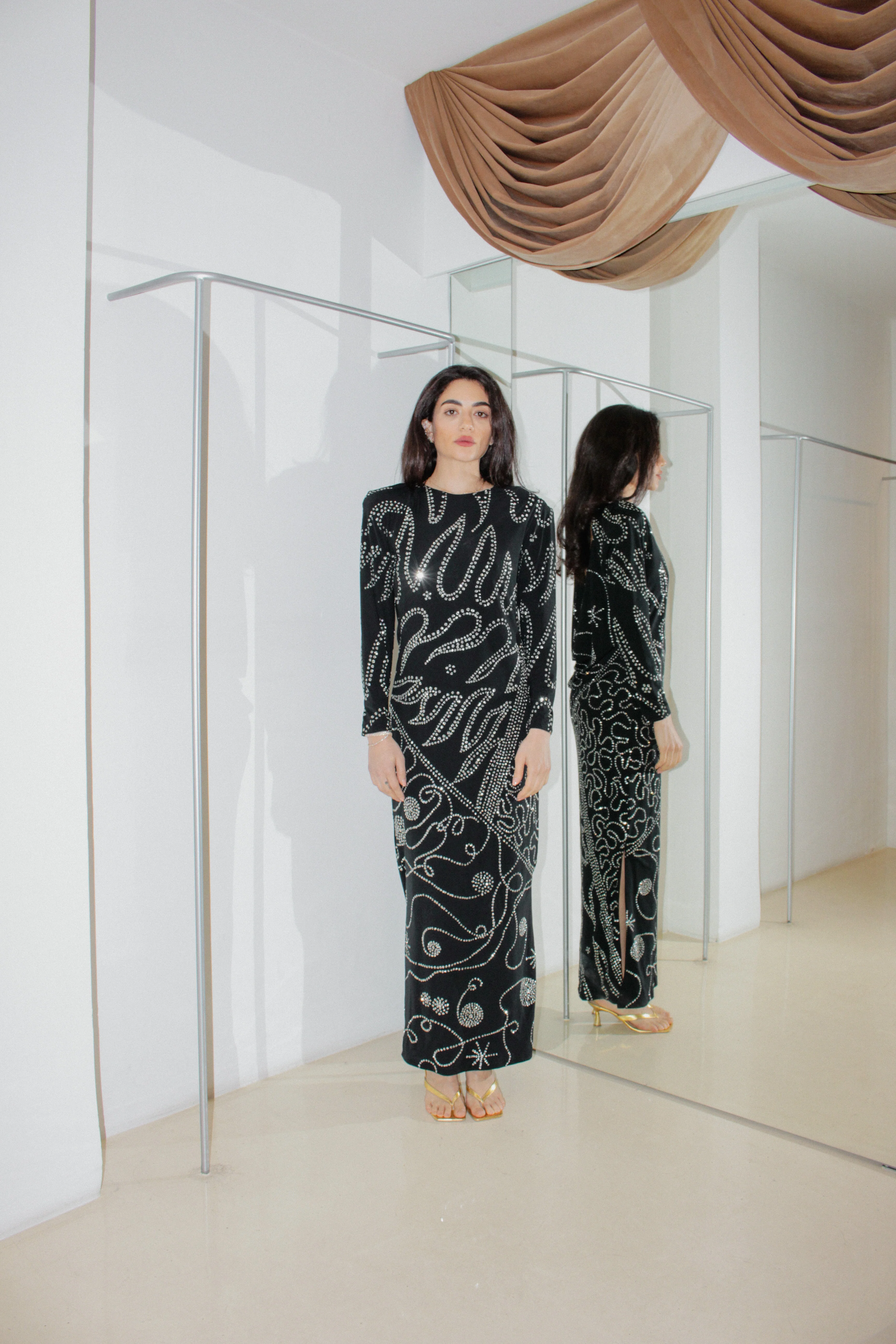 Vintage Sequined Dress