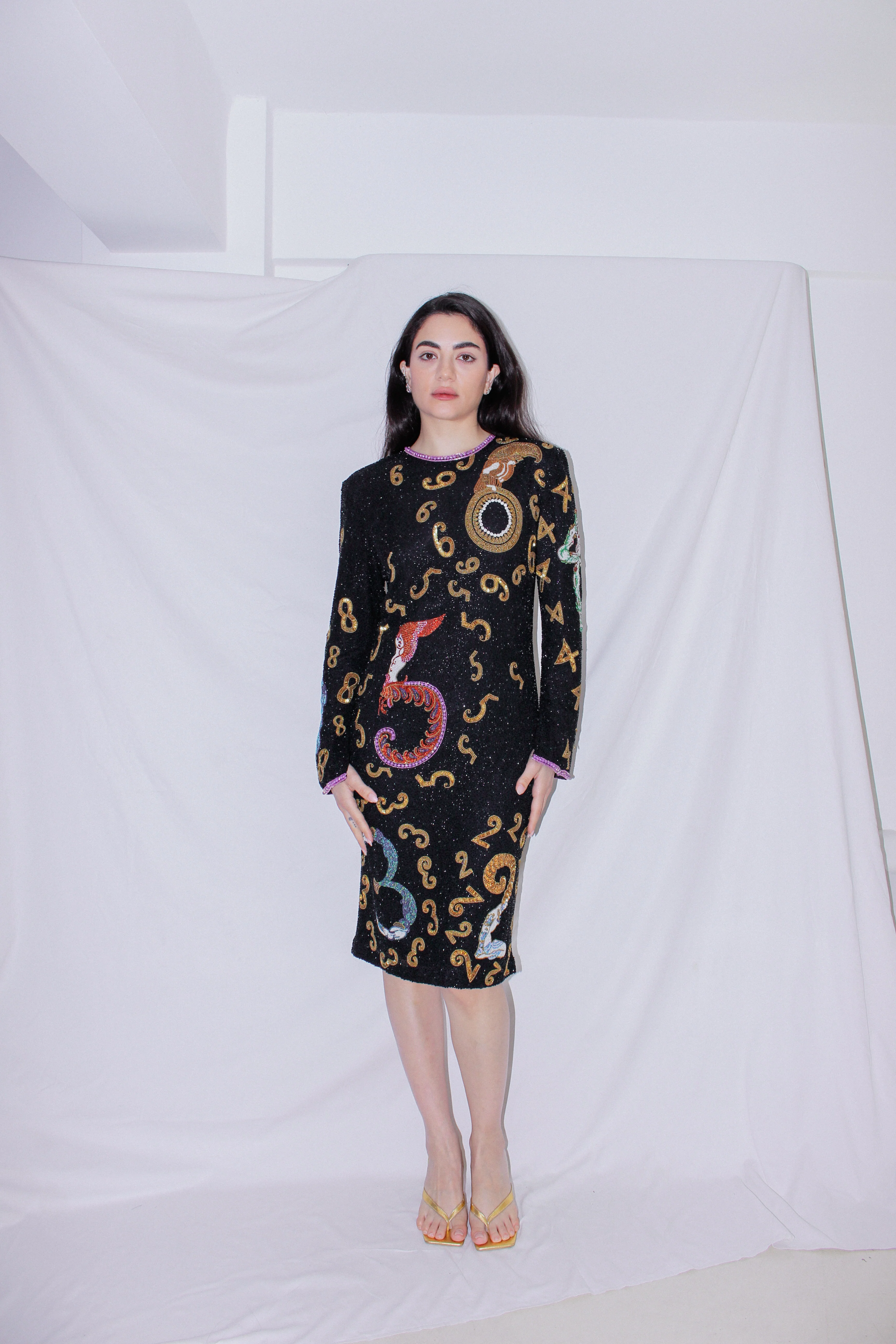 Vintage Beaded Dress