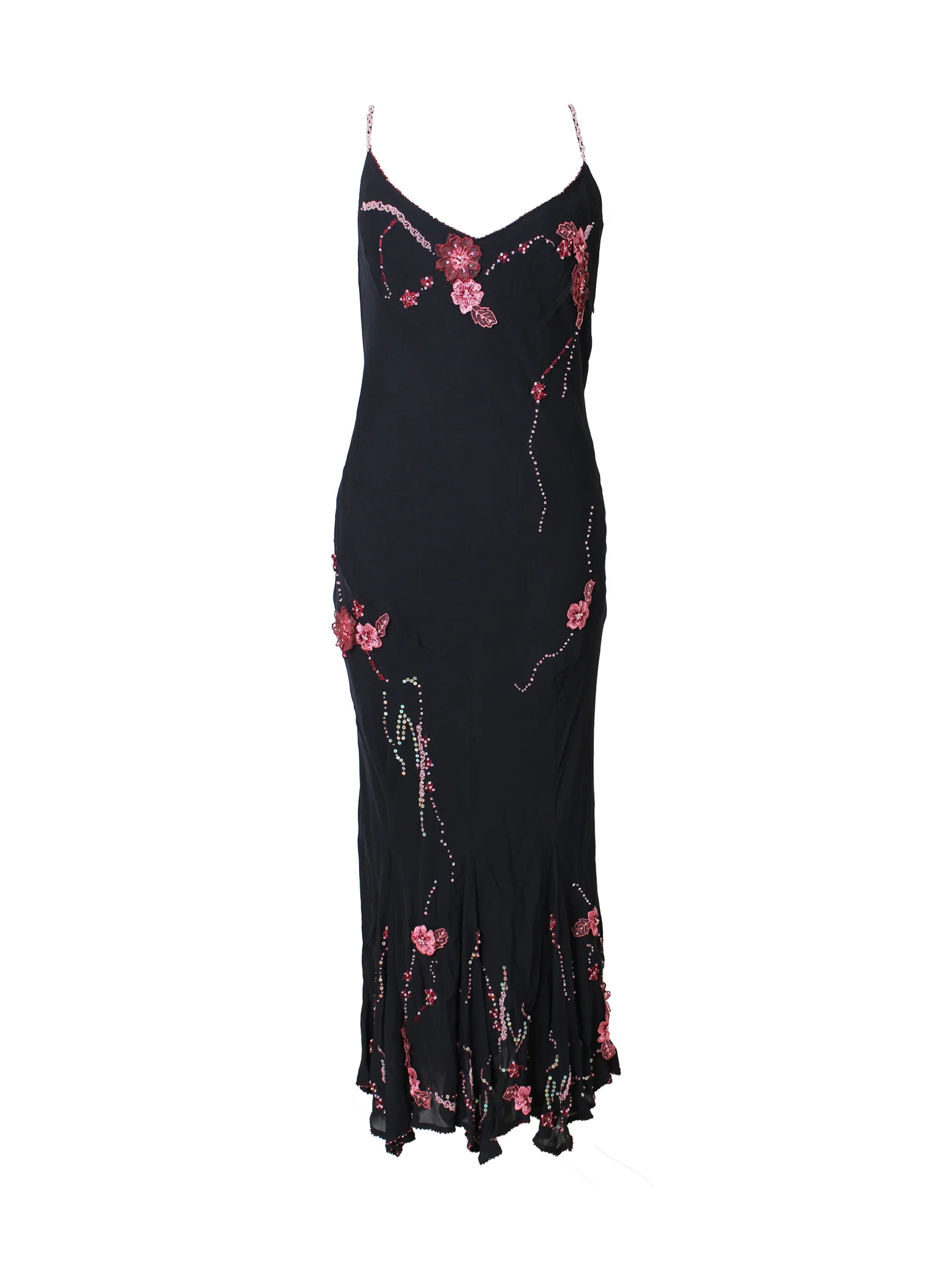 Vintage Beaded Dress - Image 4
