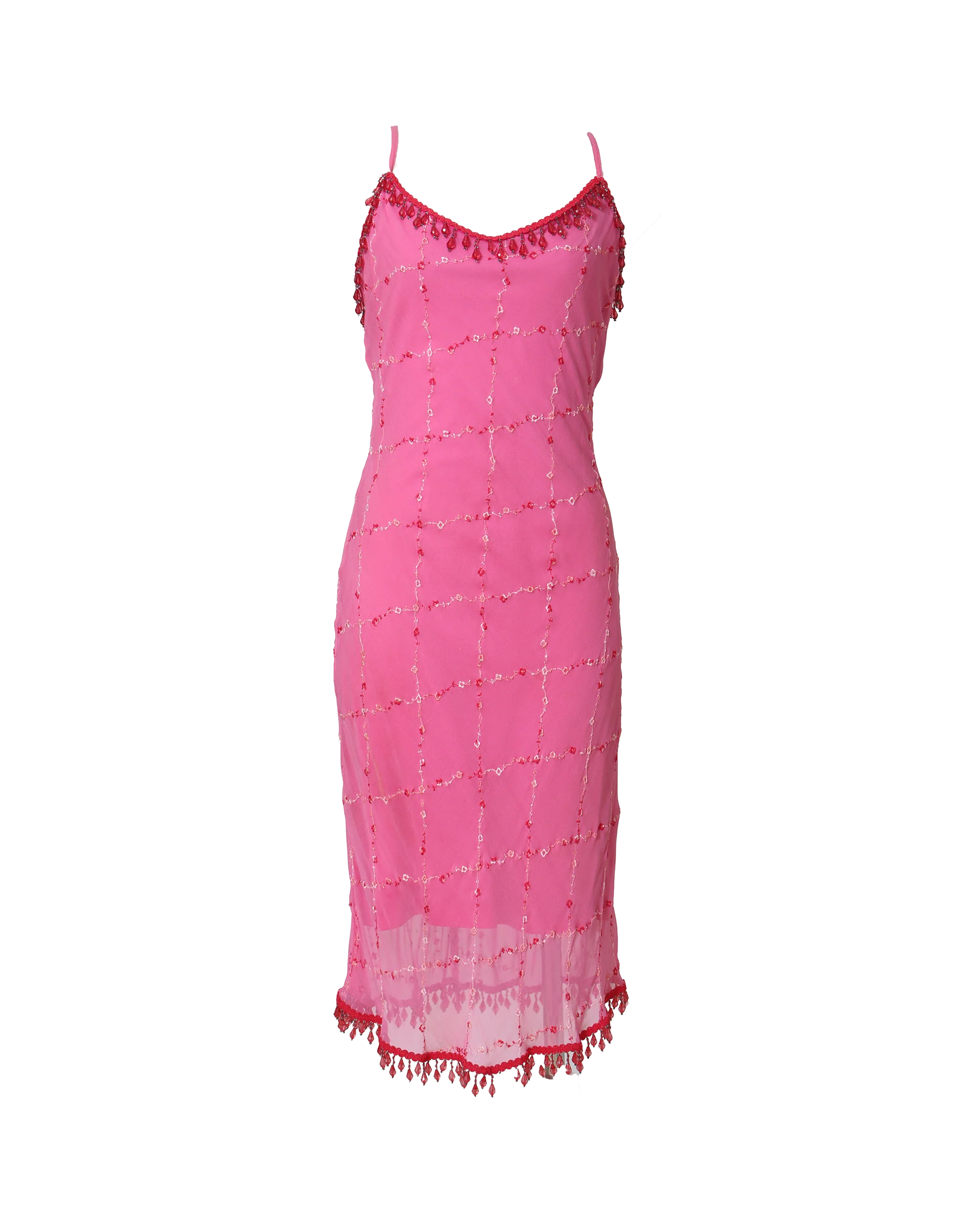 Vintage Betsey Johnson Beaded Dress - Image 5