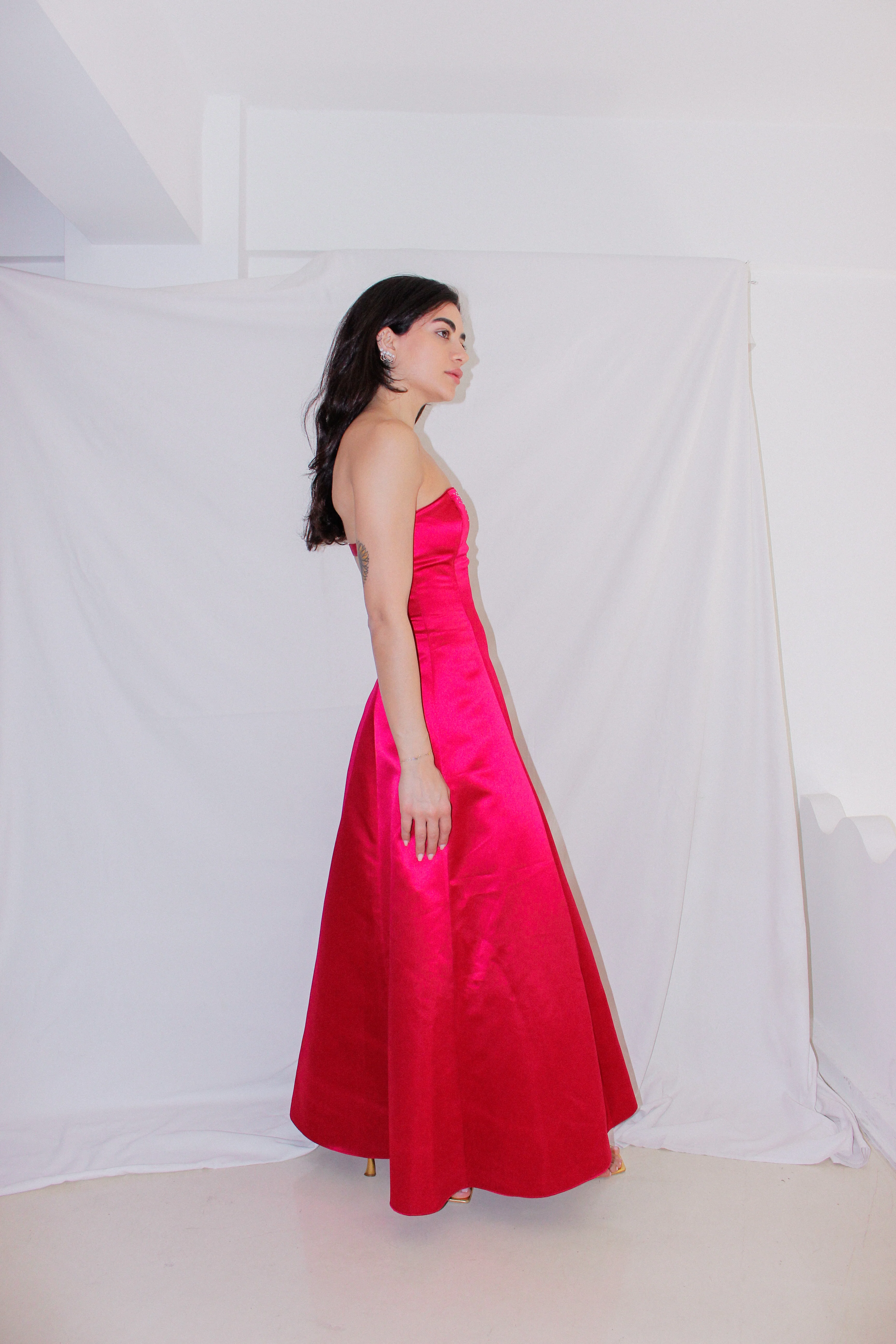 Vintage Bustier Gown - Image 3