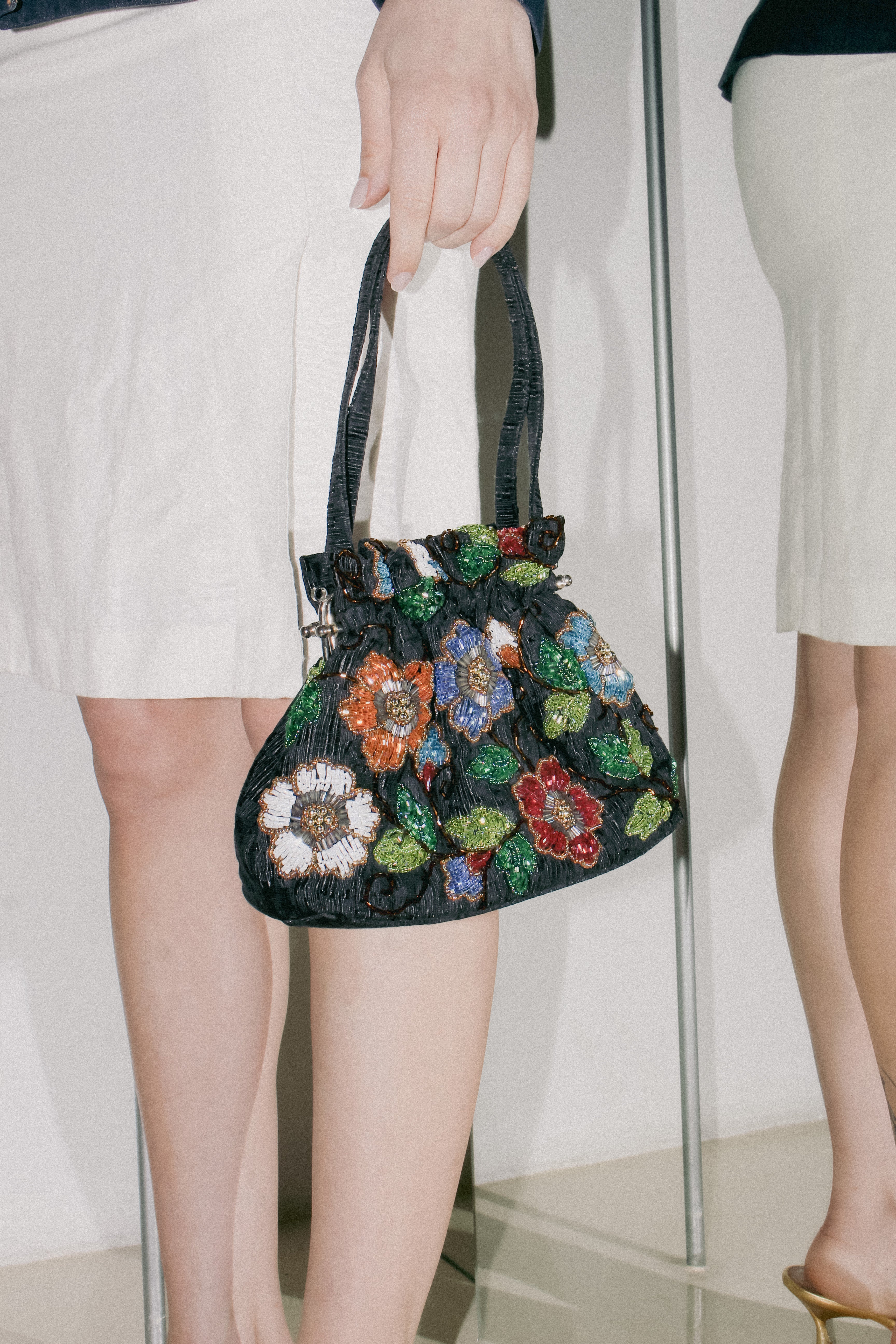 Vintage Beaded Bag - Image 3