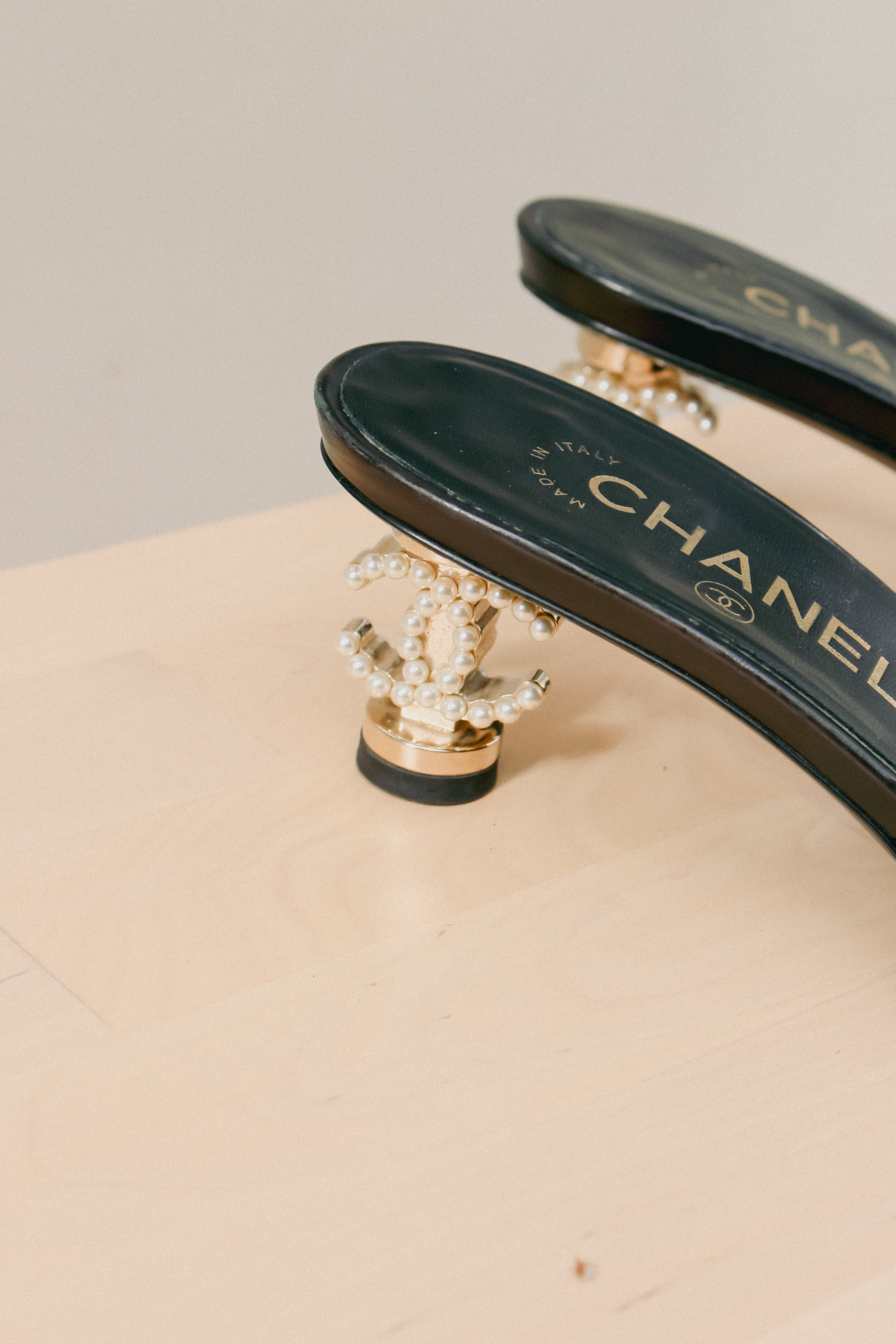 Vintage Chanel Mules - Image 2