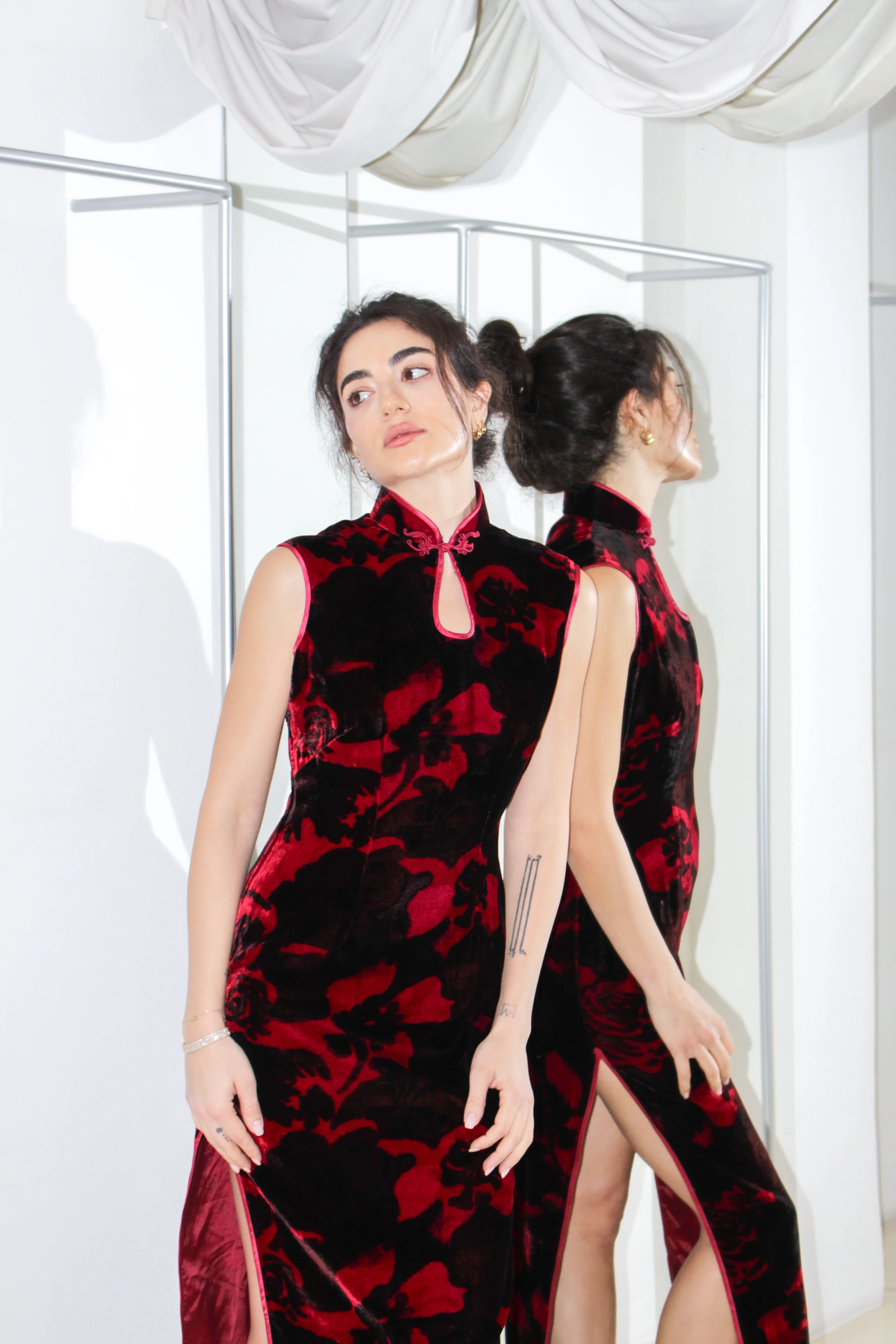Vintage Cheongsam Dress