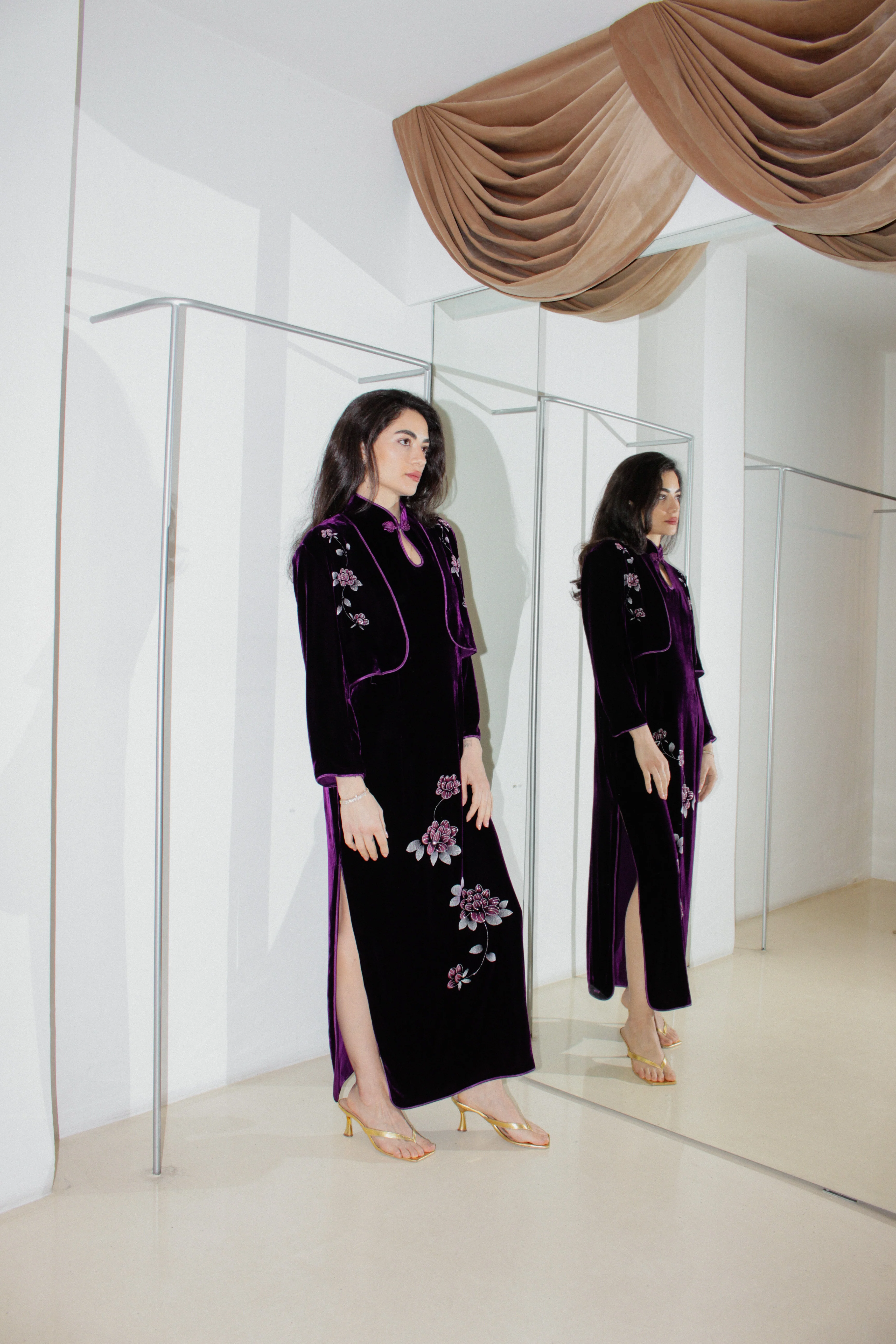 Vintage Cheongsam Dress - Image 2