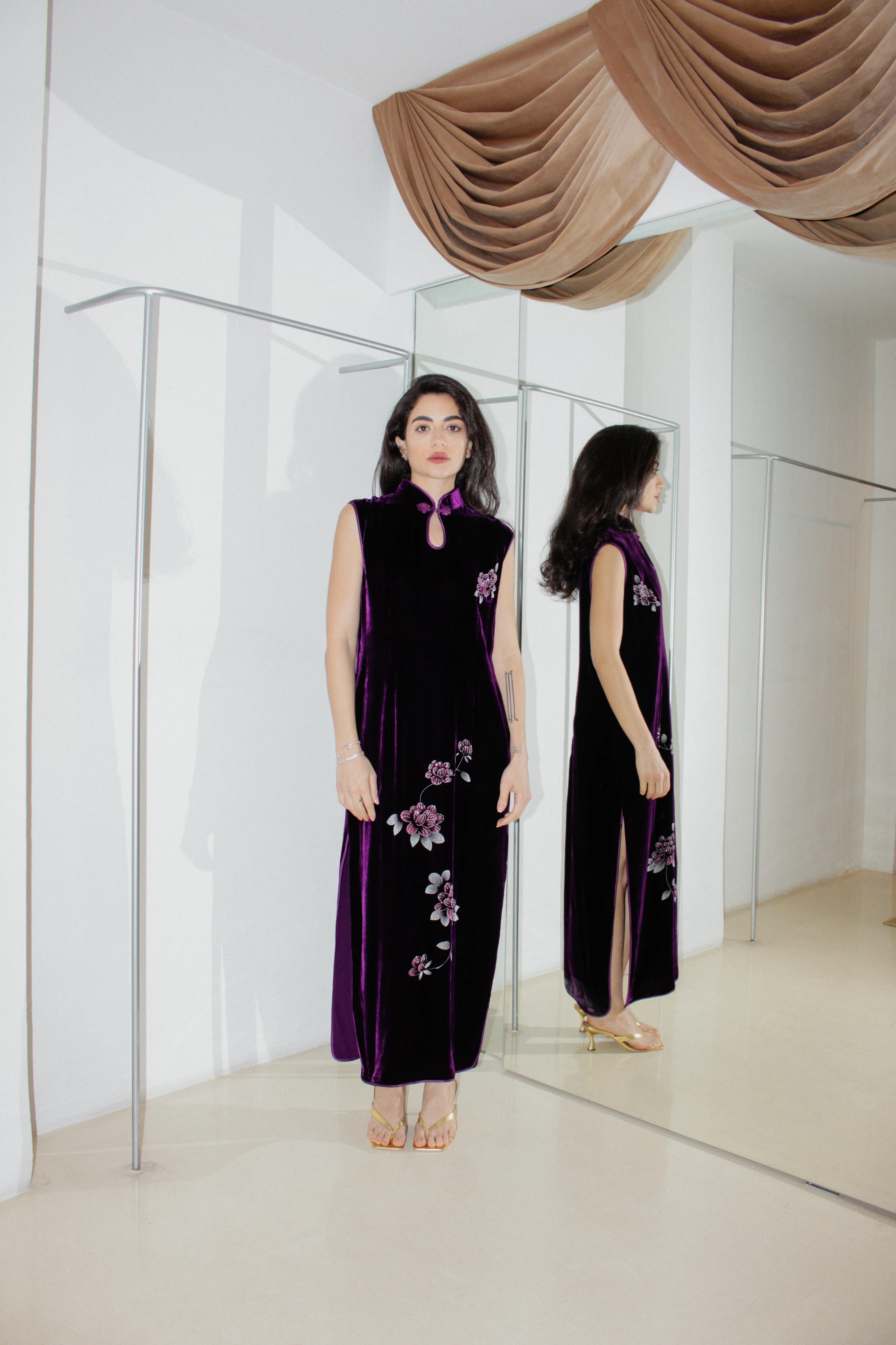 Vintage Cheongsam Dress - Image 3