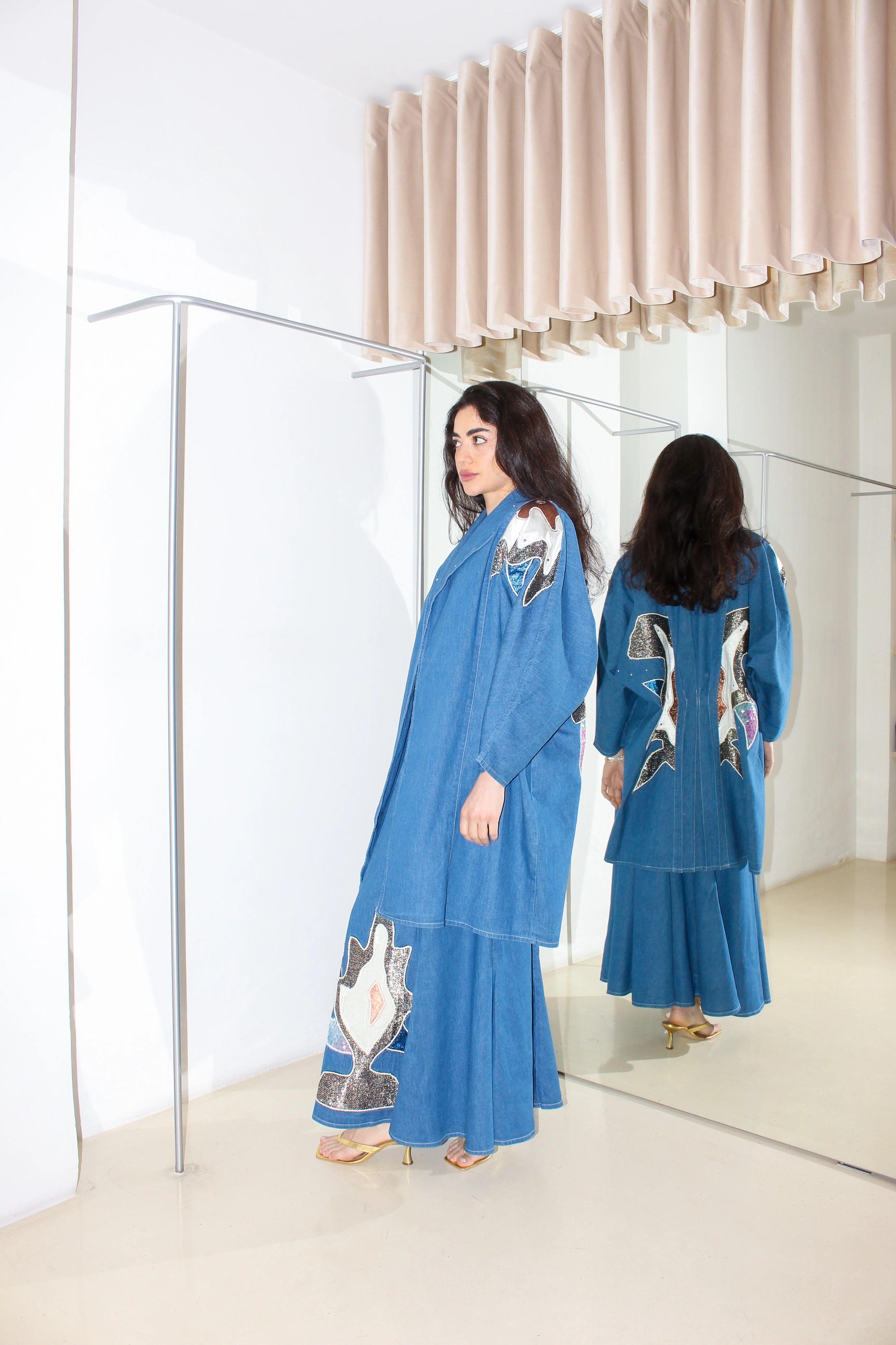 Vintage Denim Skirt-Set - Image 3