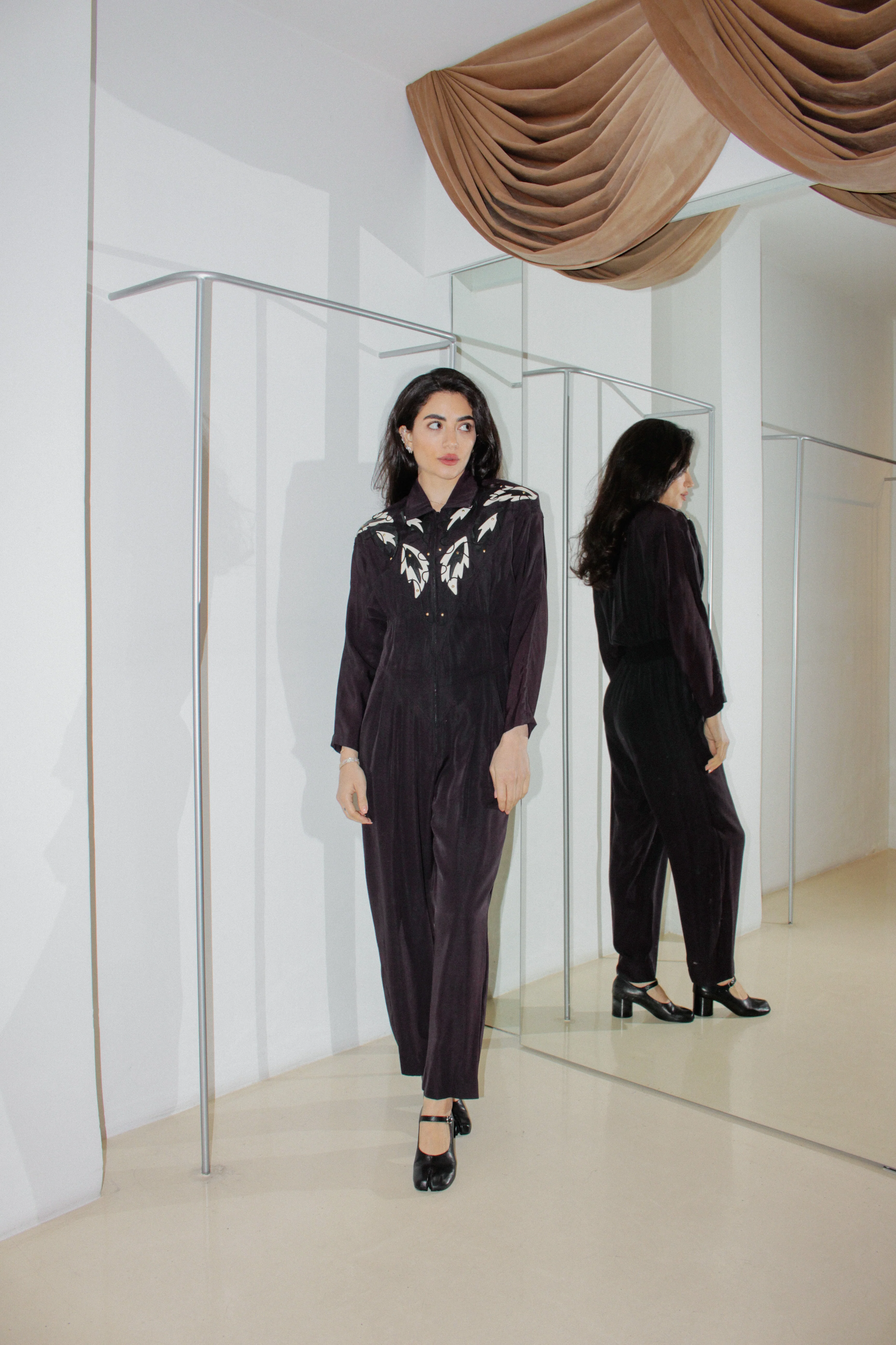 Vintage Embellished Jumpsuit - Image 2