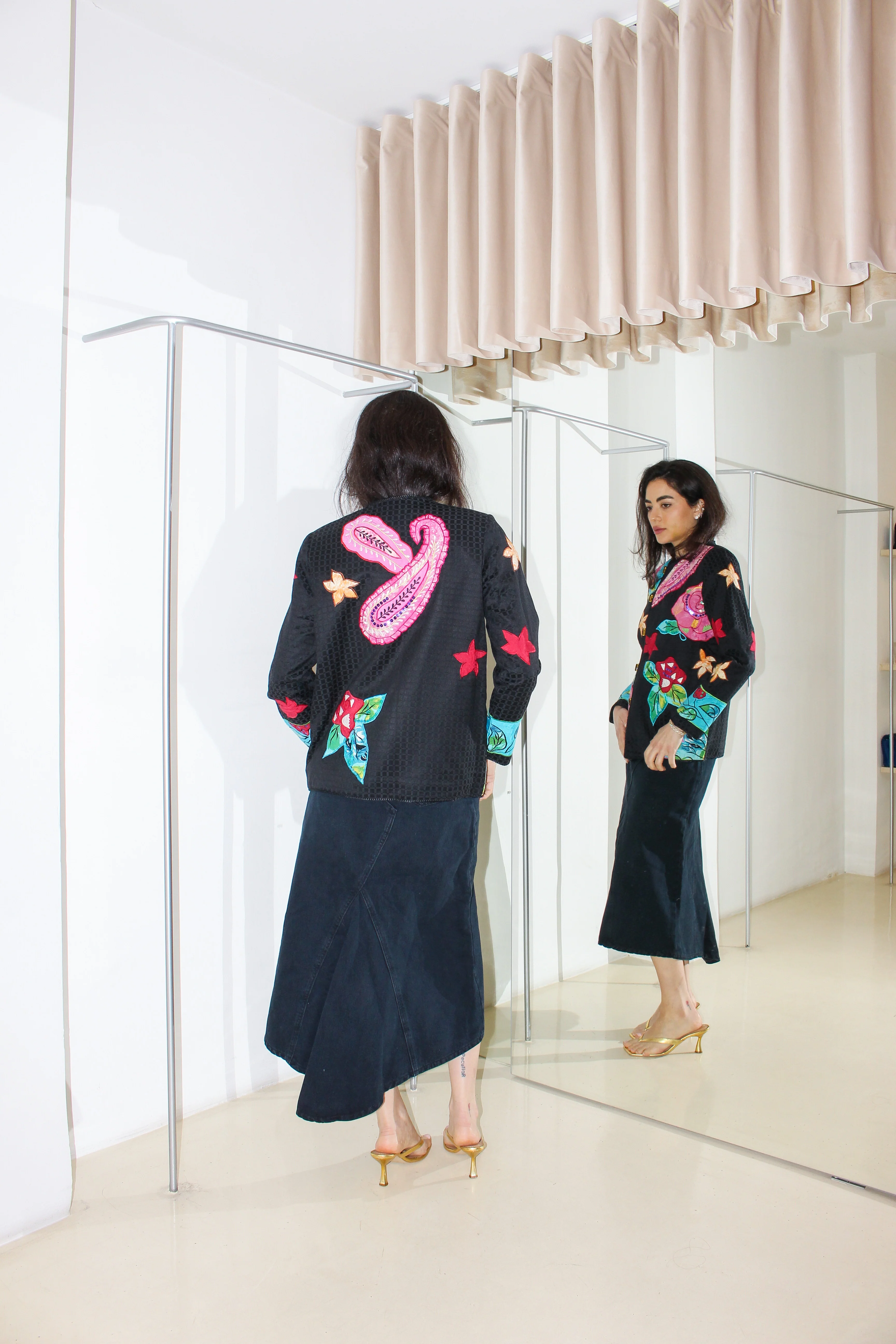 Vintage Embroidered Jacket - Image 2