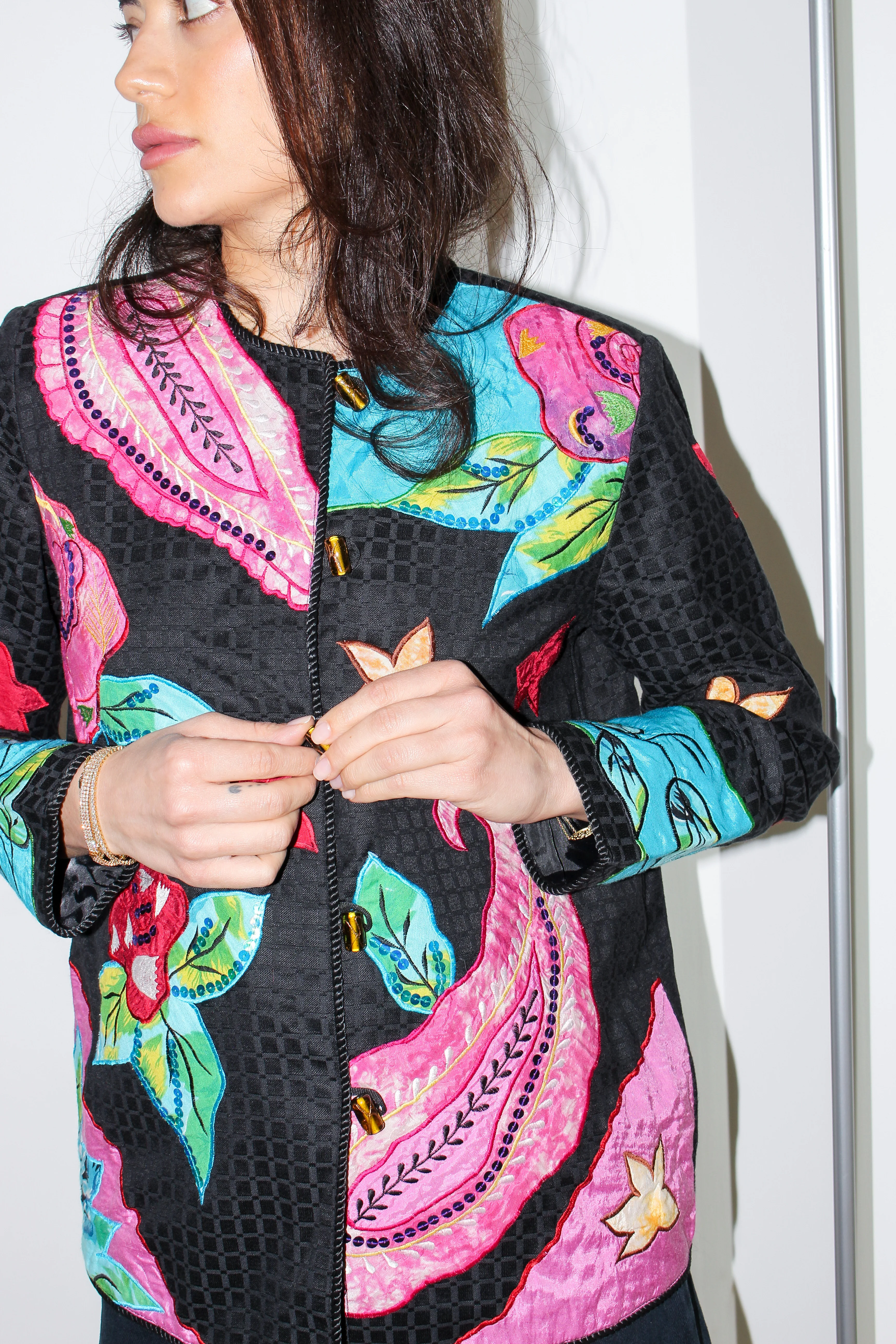 Vintage Embroidered Jacket - Image 3