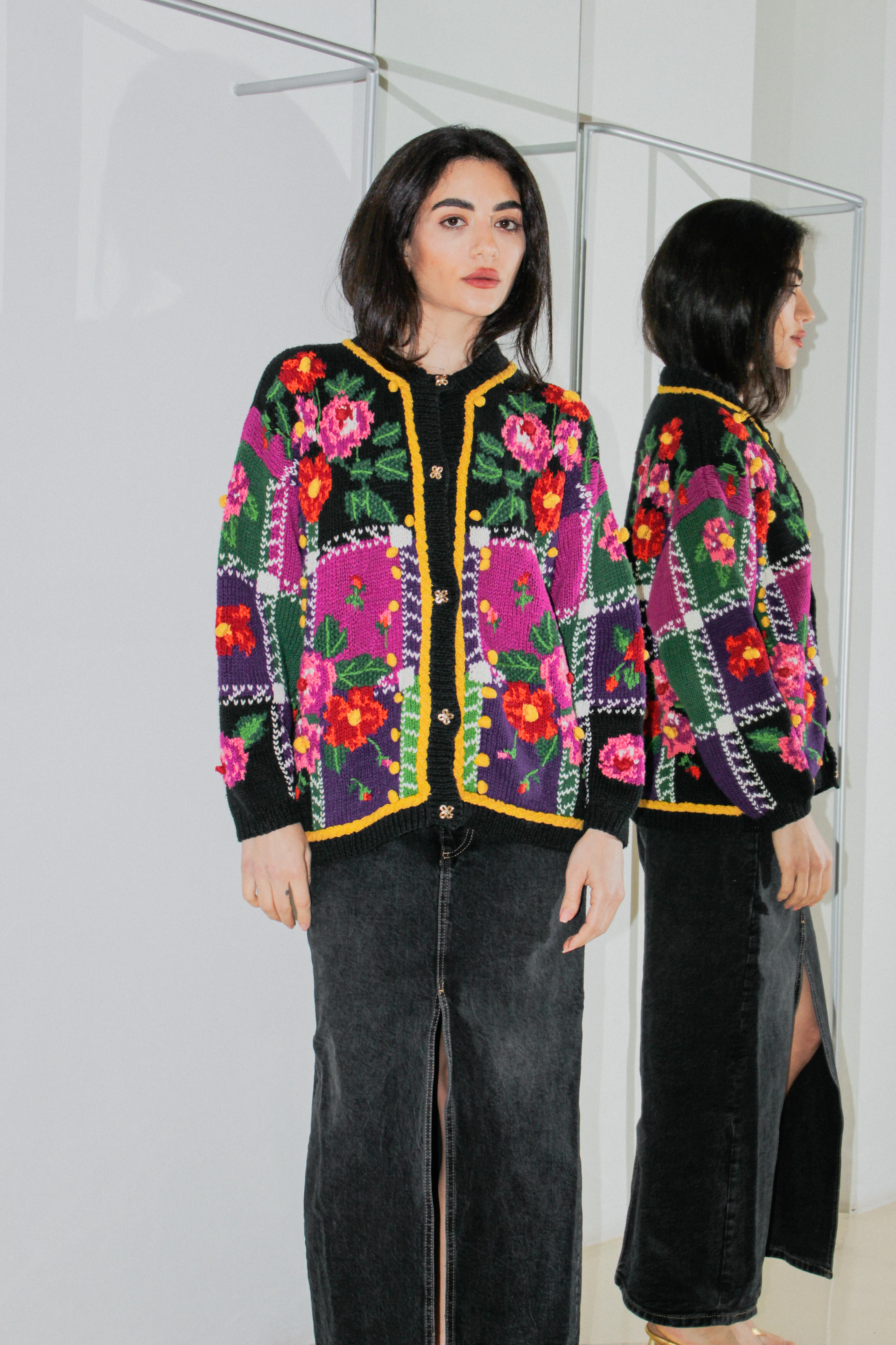 Vintage Floral Cardigan - Image 5