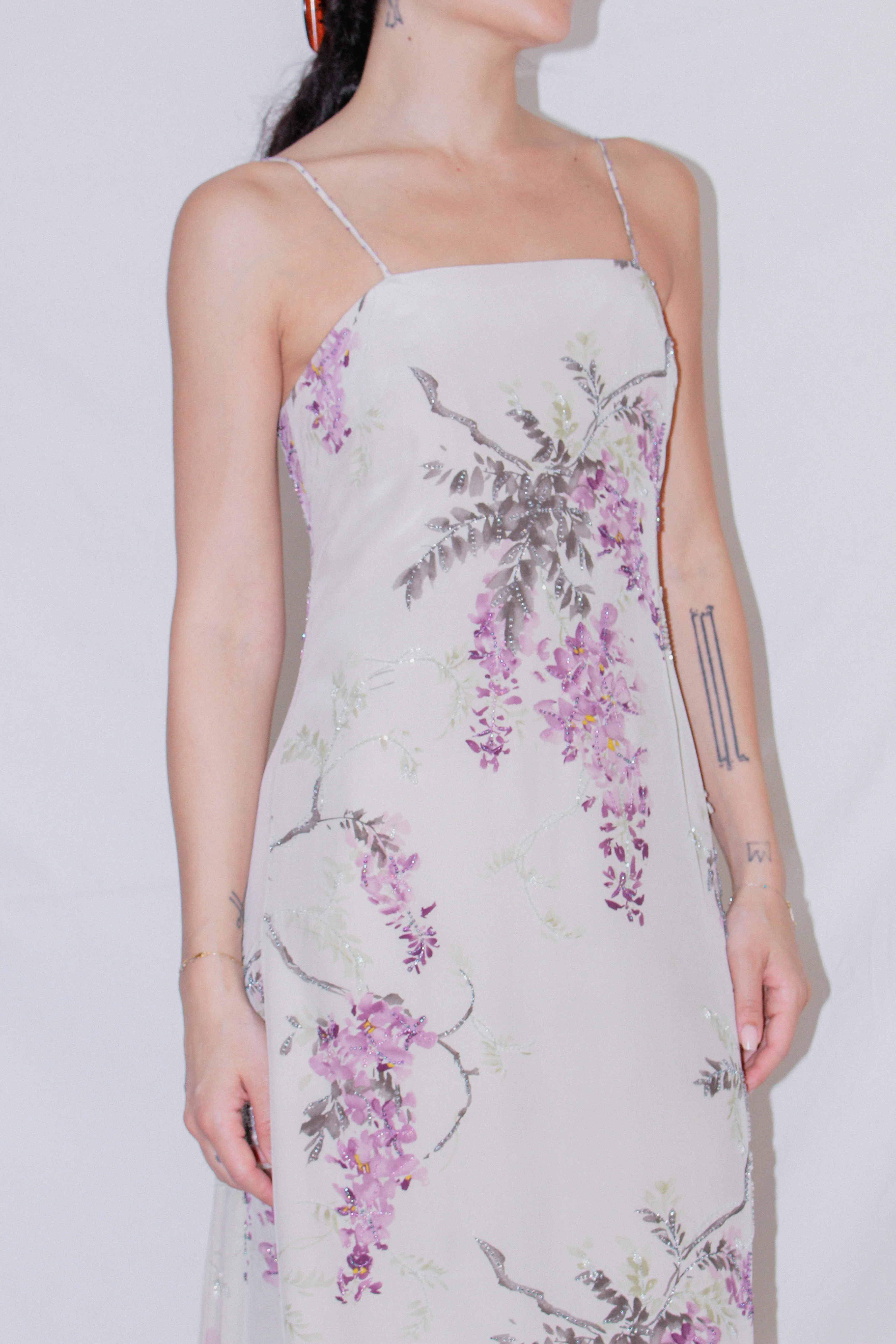 Vintage Floral Dress - Image 2