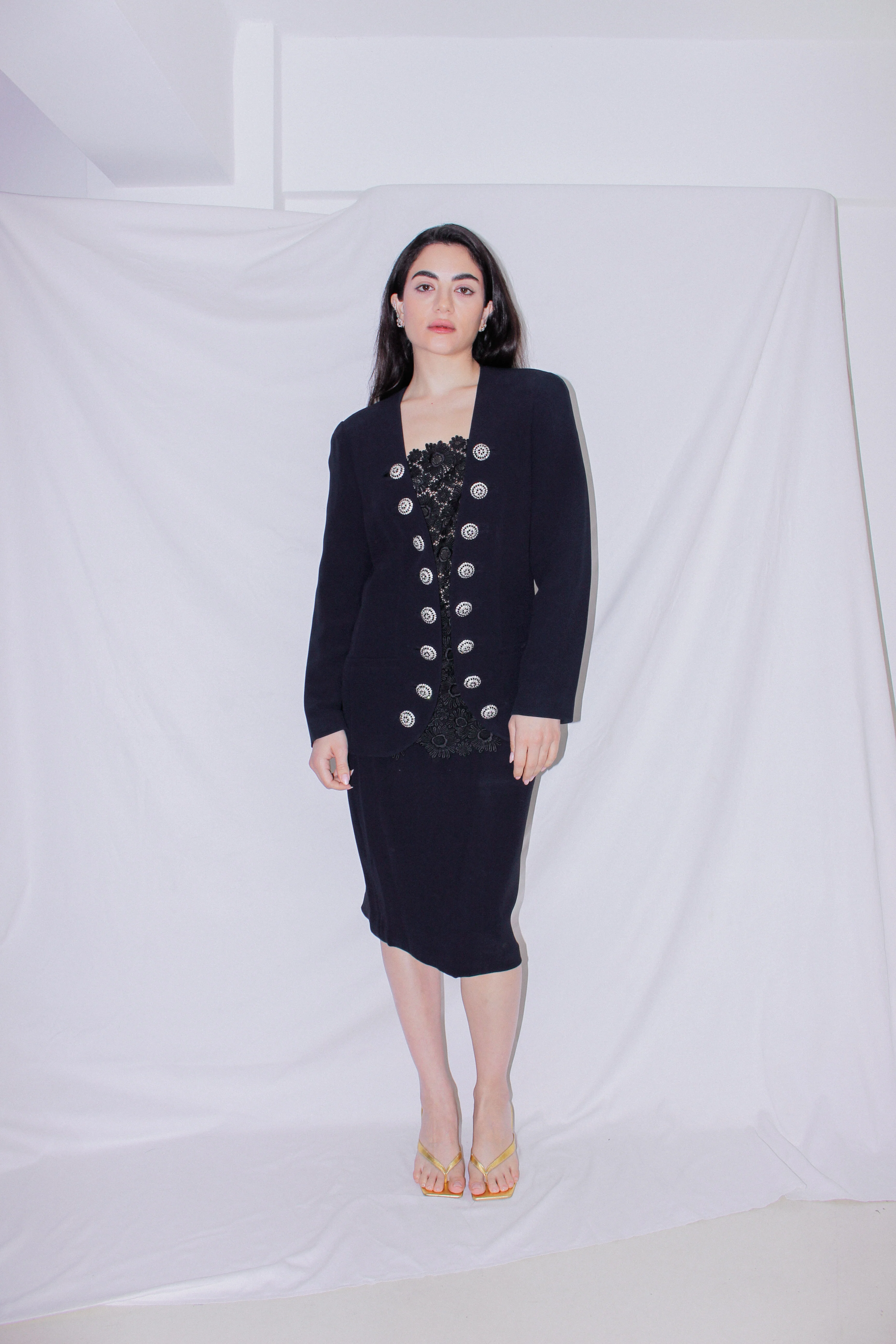 Vintage Gaï Mattiolo Skirt Set