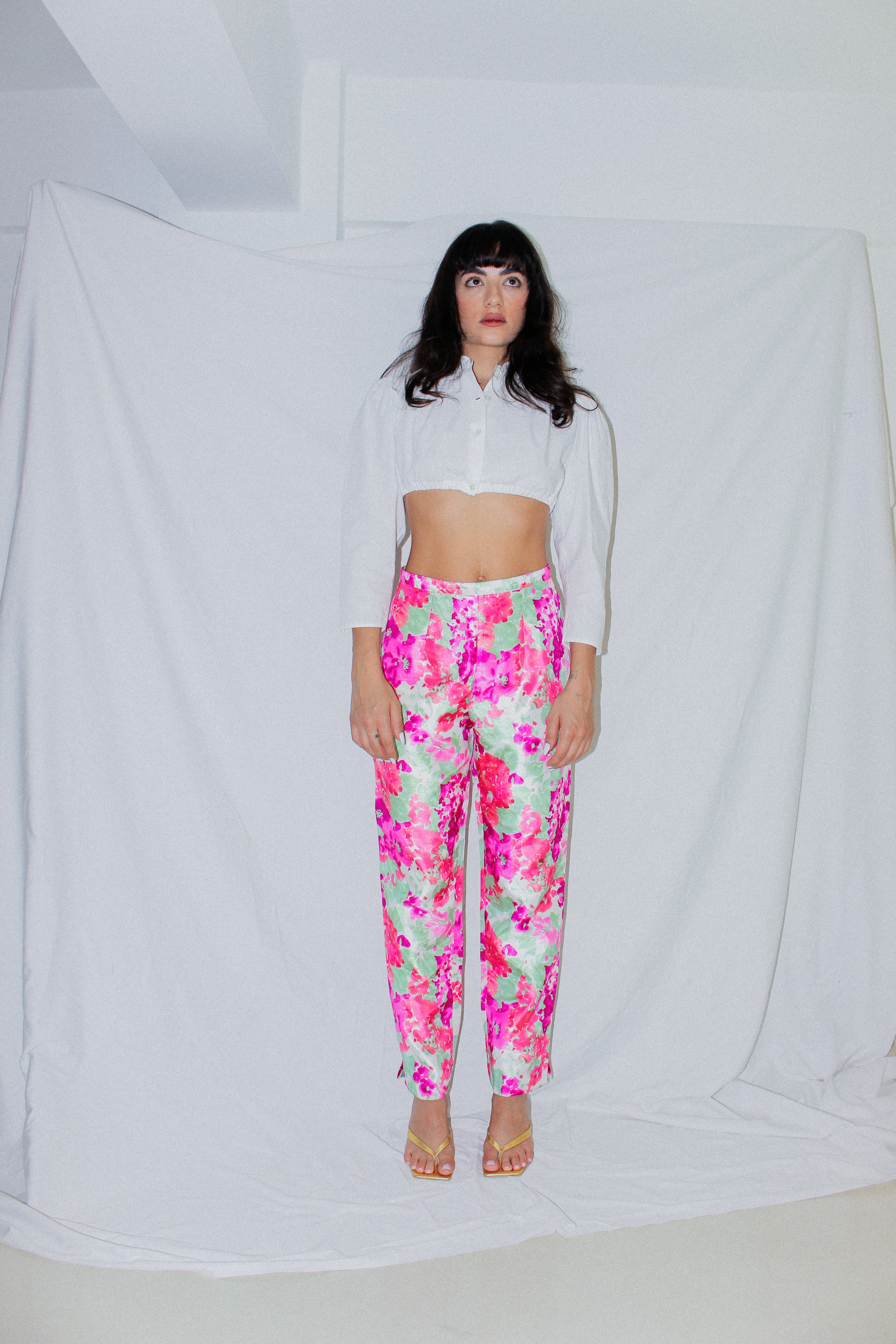 Vintage Floral Pants