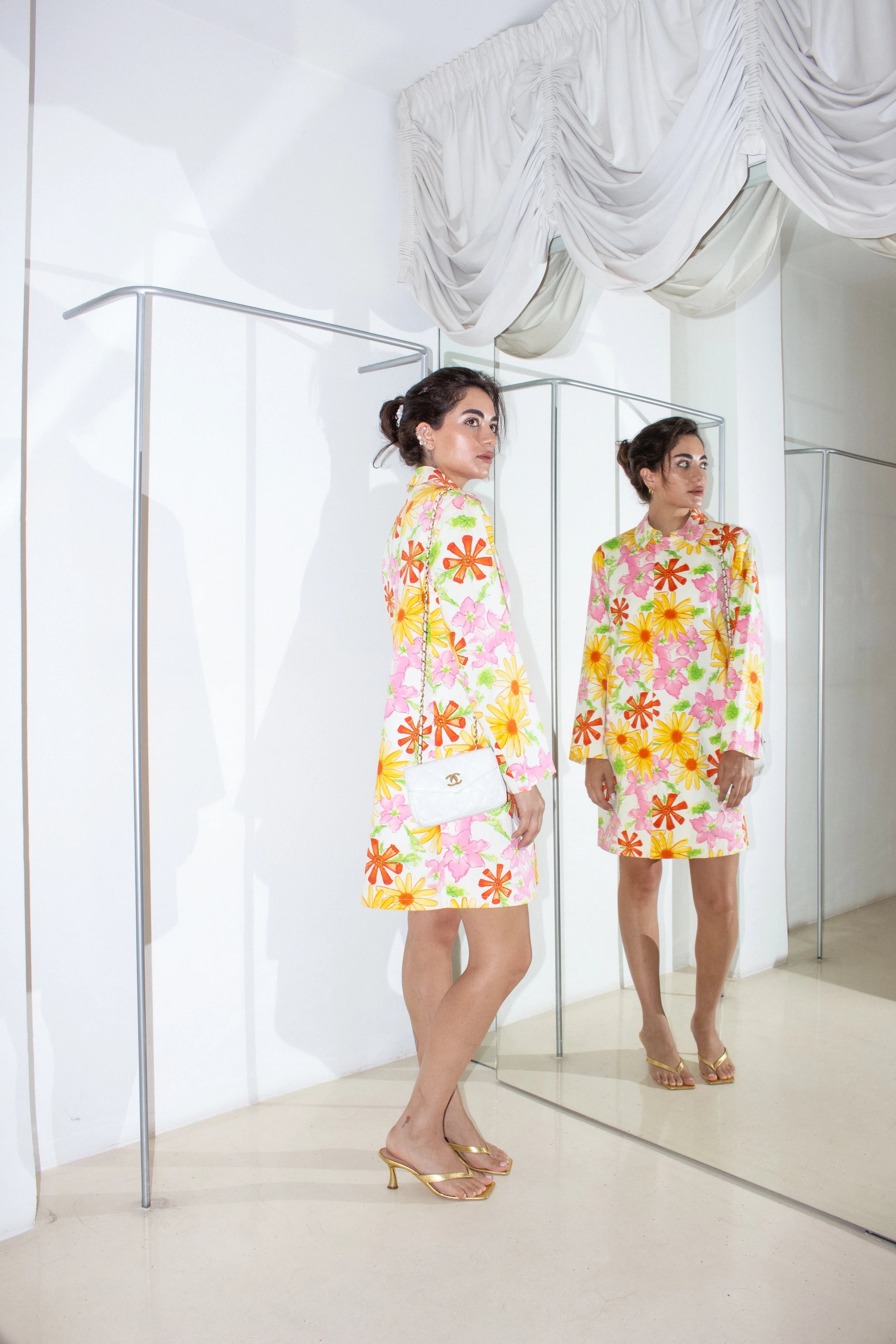 Vintage Floral Coat - Image 2