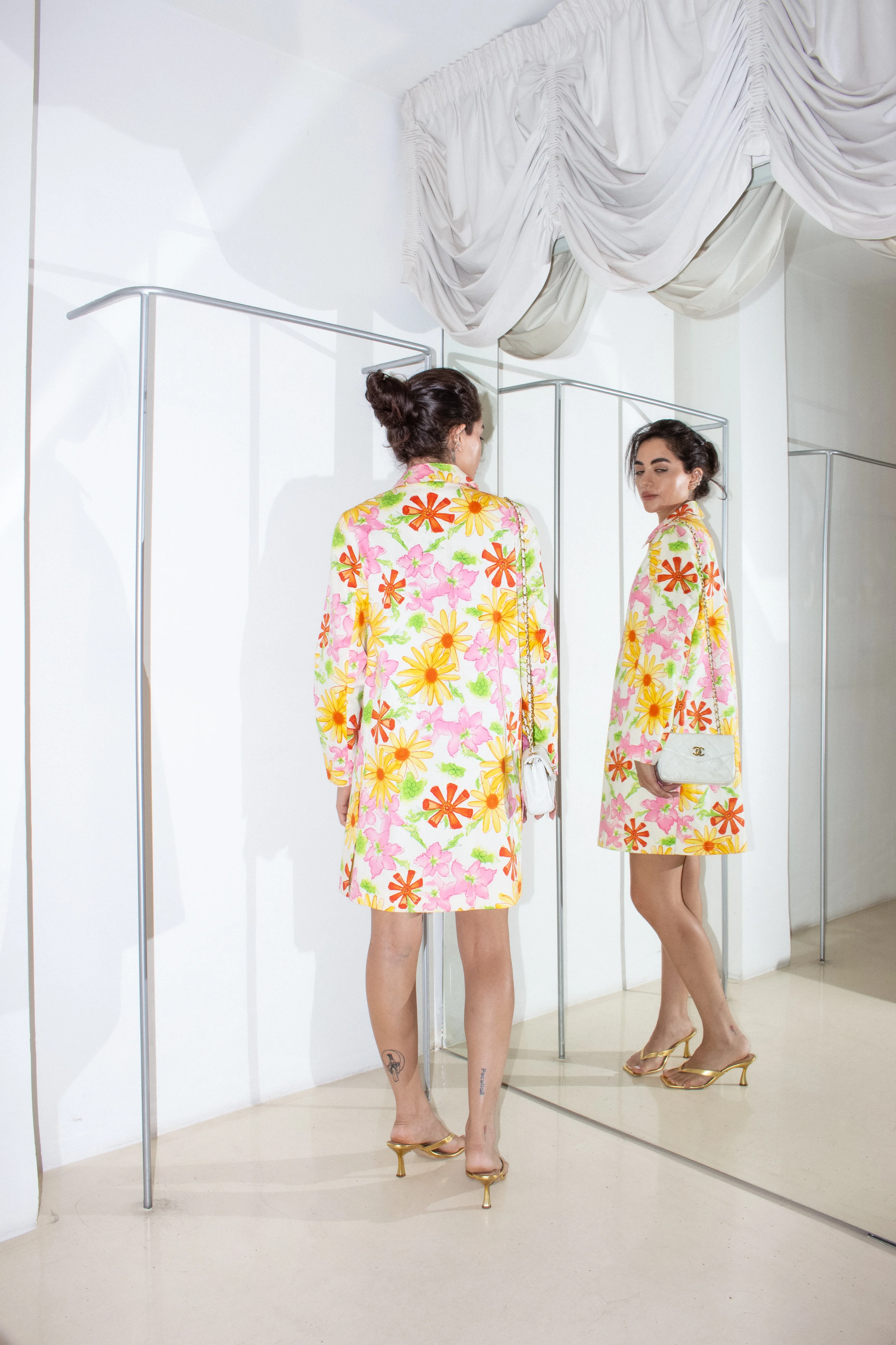Vintage Floral Coat - Image 3