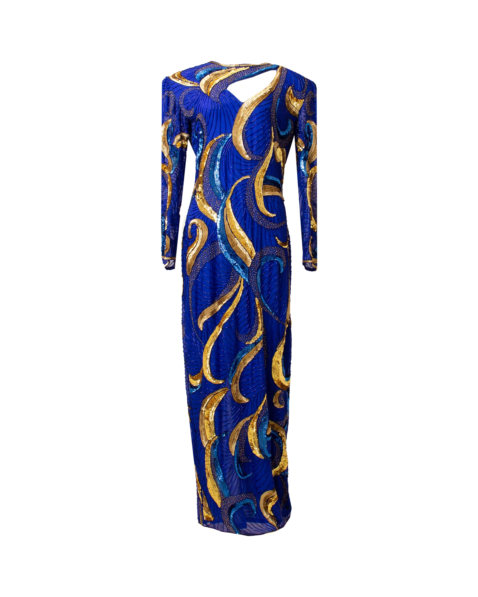 Vintage Beaded Dress - Image 4