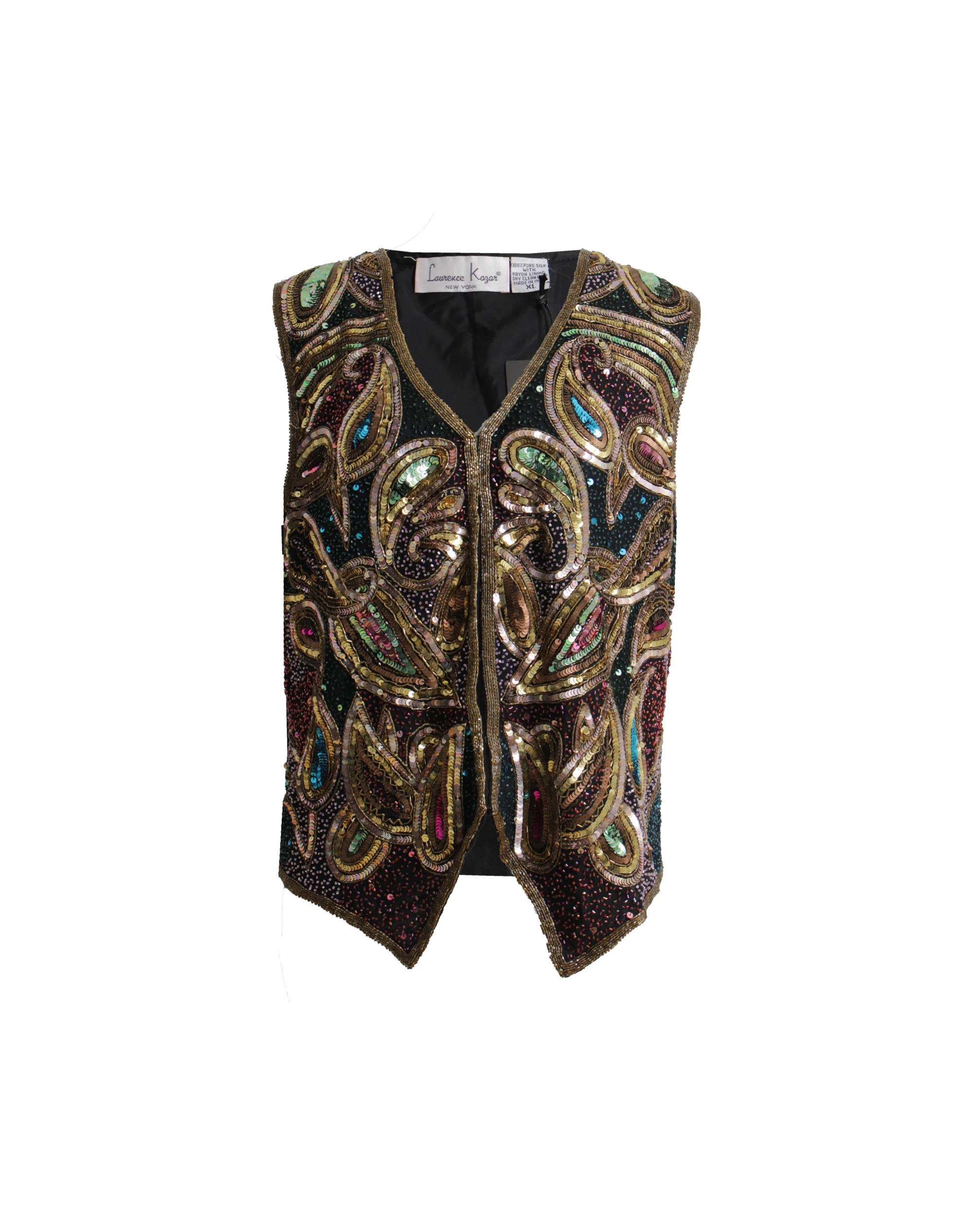 Vintage Beaded Vest - Image 4