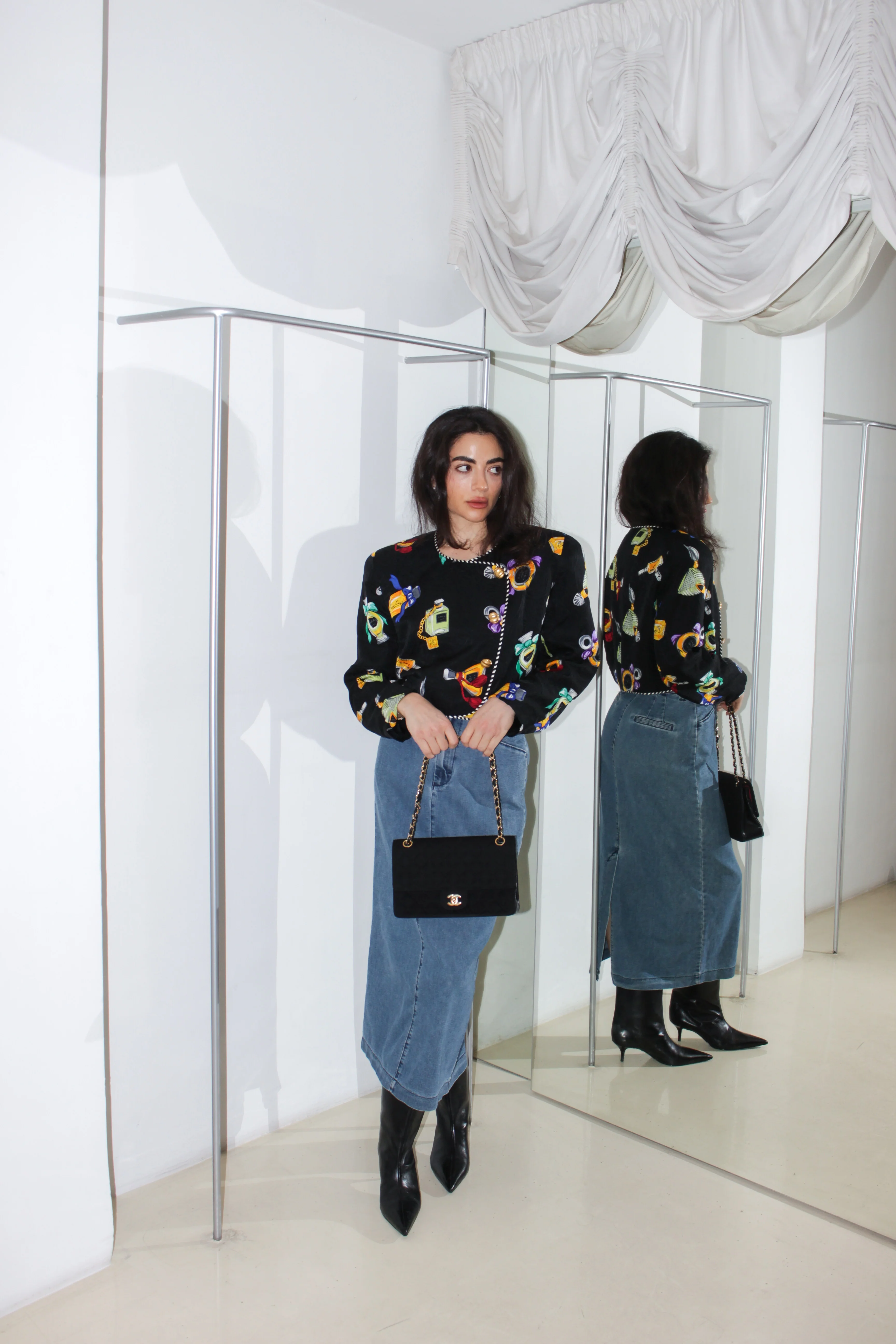 Vintage Patterned Jacket - Image 2