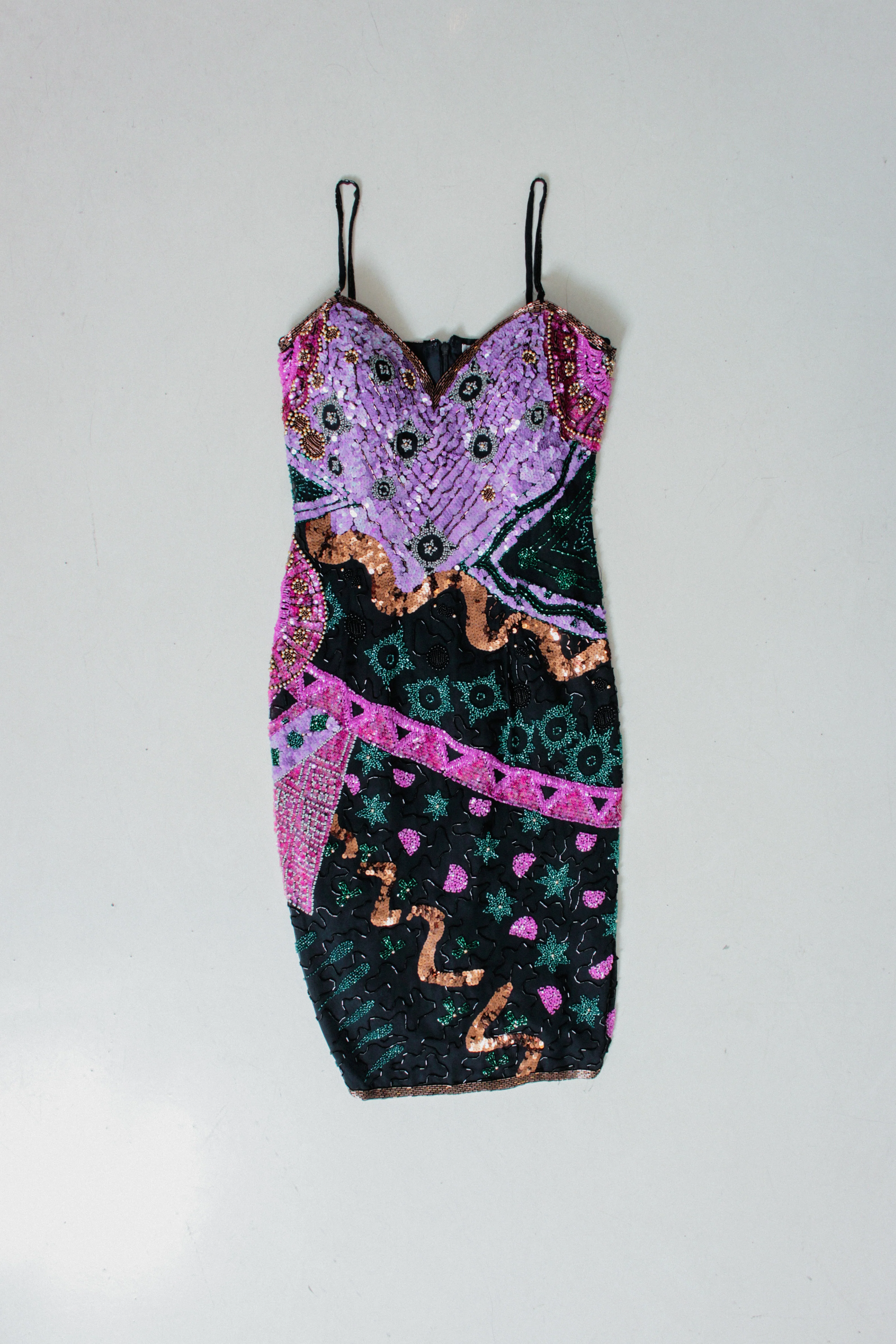 Vintage Sequined Dress - Image 2