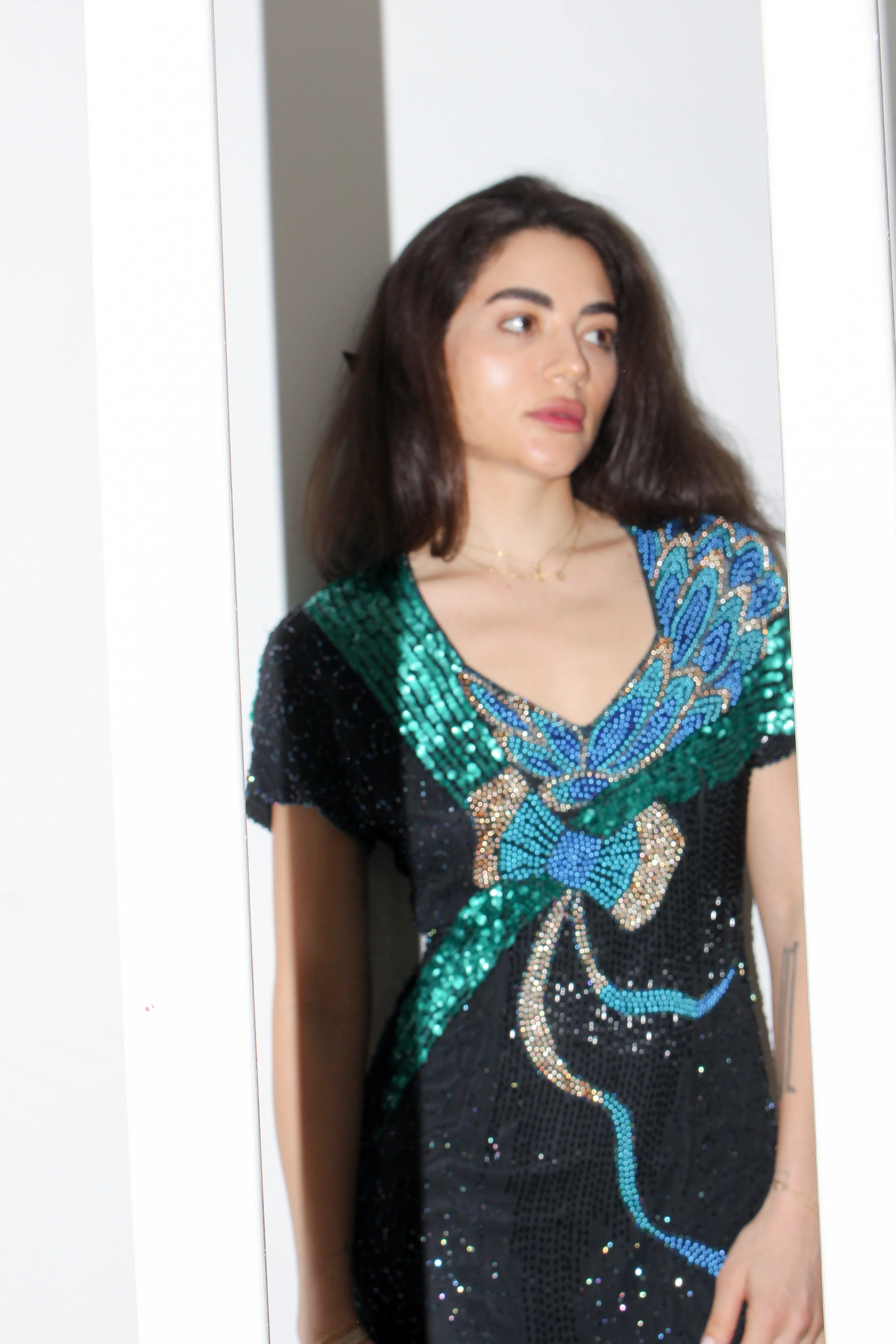 Vintage Sequined Dress