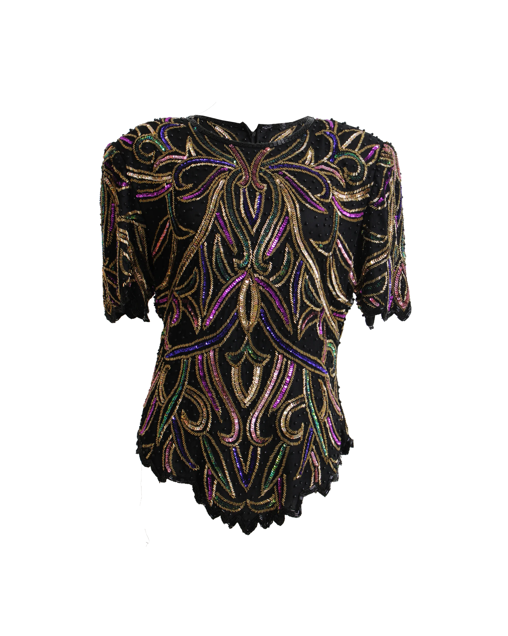 Vintage Sequined Top - Image 4