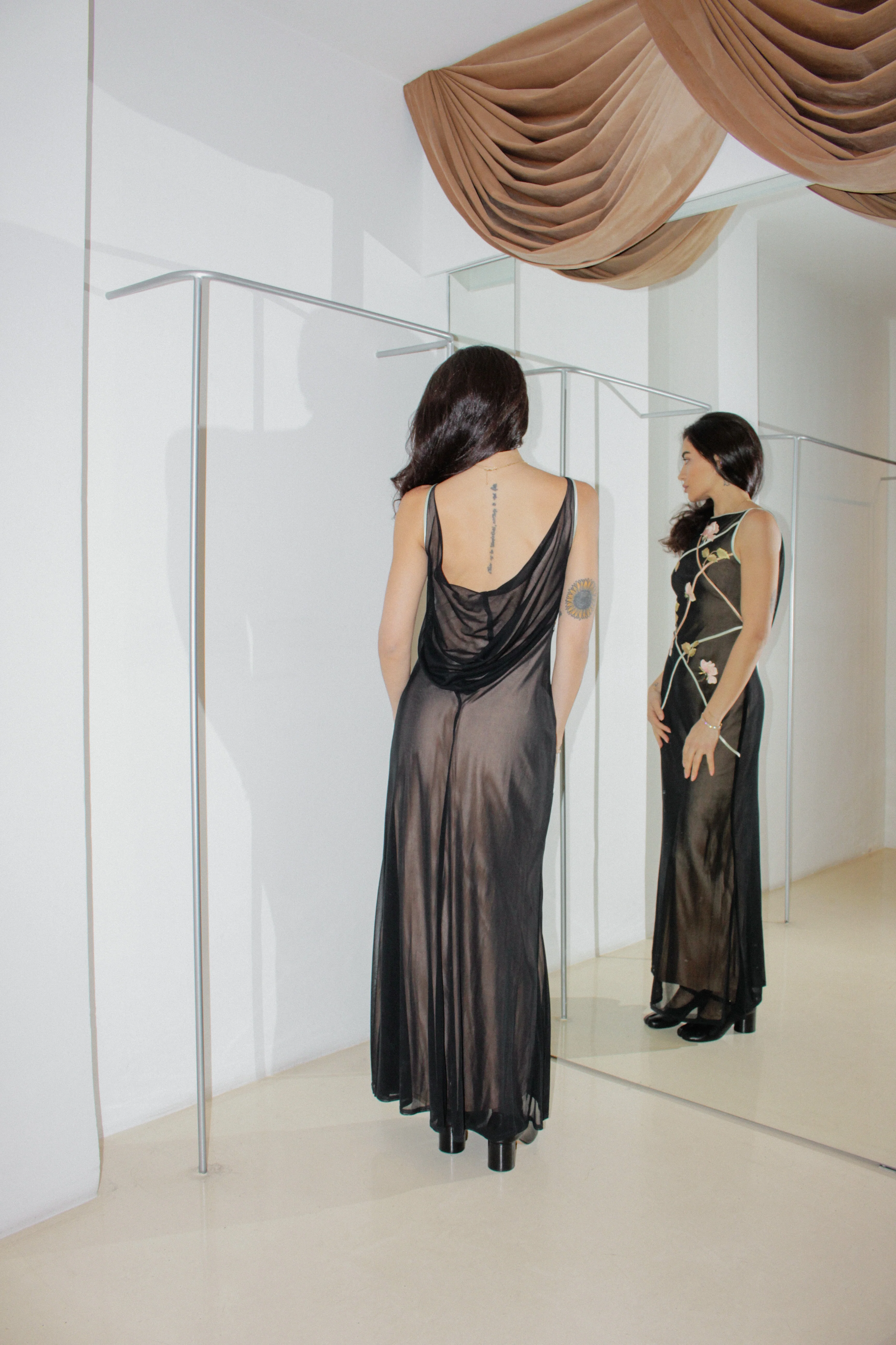 Vintage Tadashi Dress - Image 3