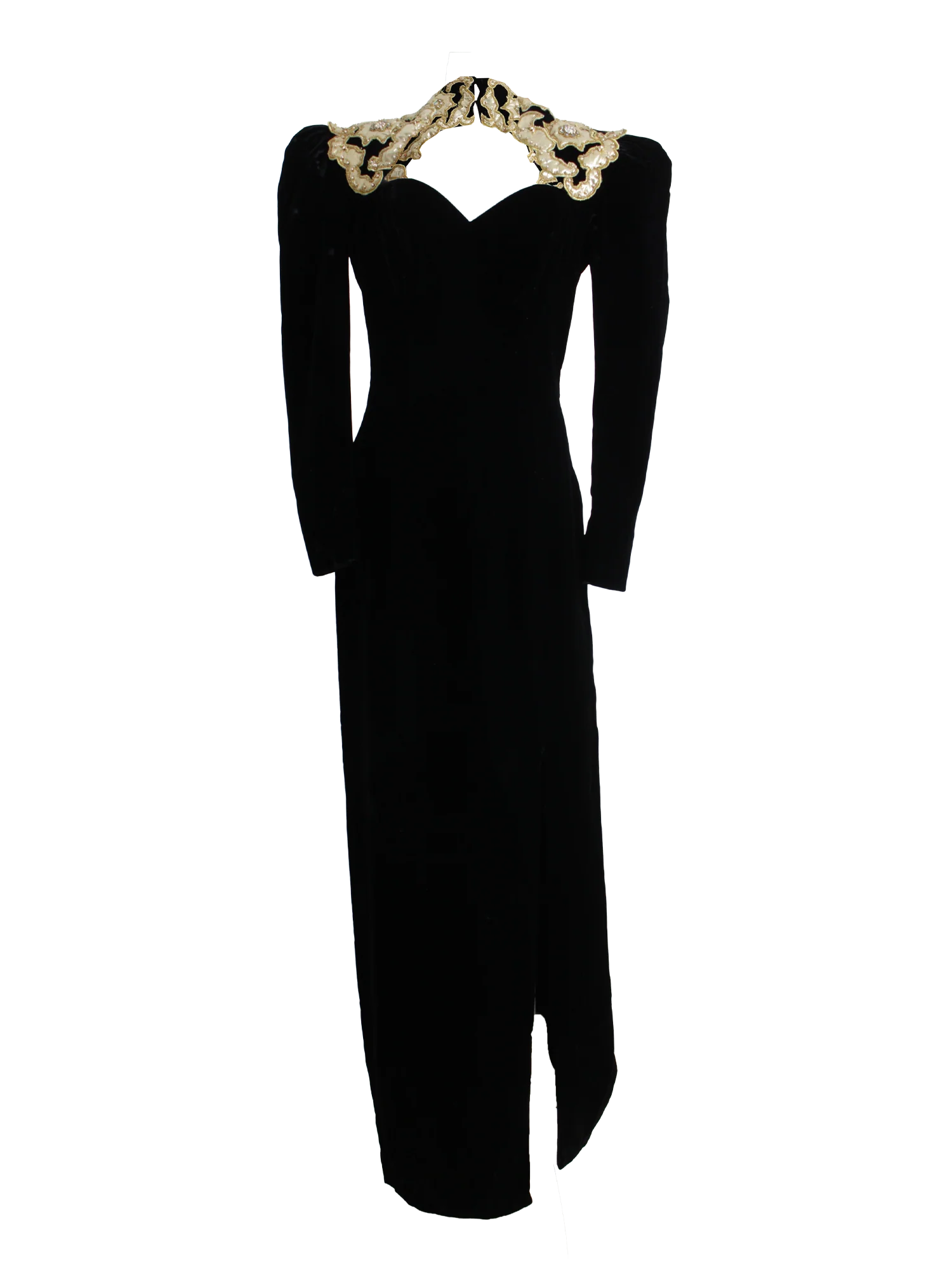 Vintage Velvet Dress - Image 5