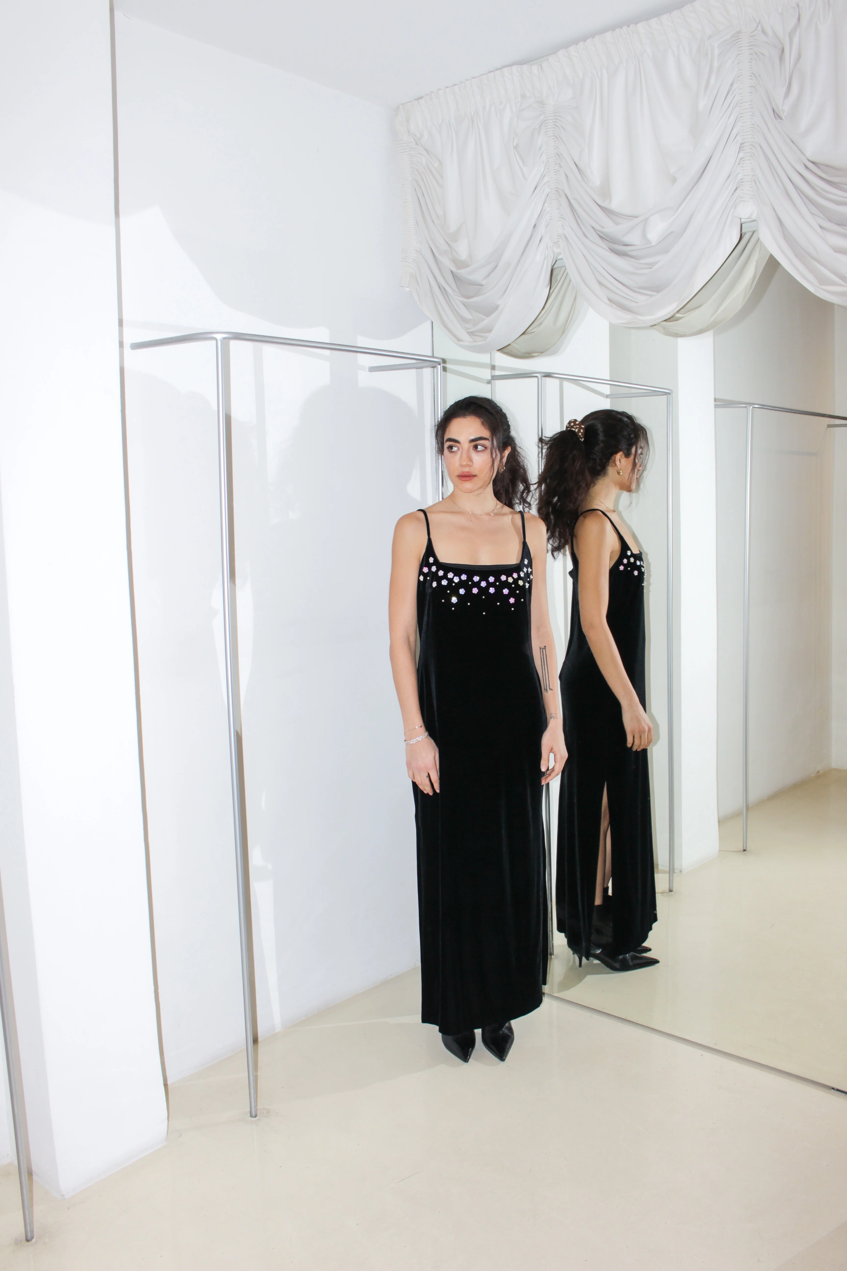 Vintage Velvet Dress