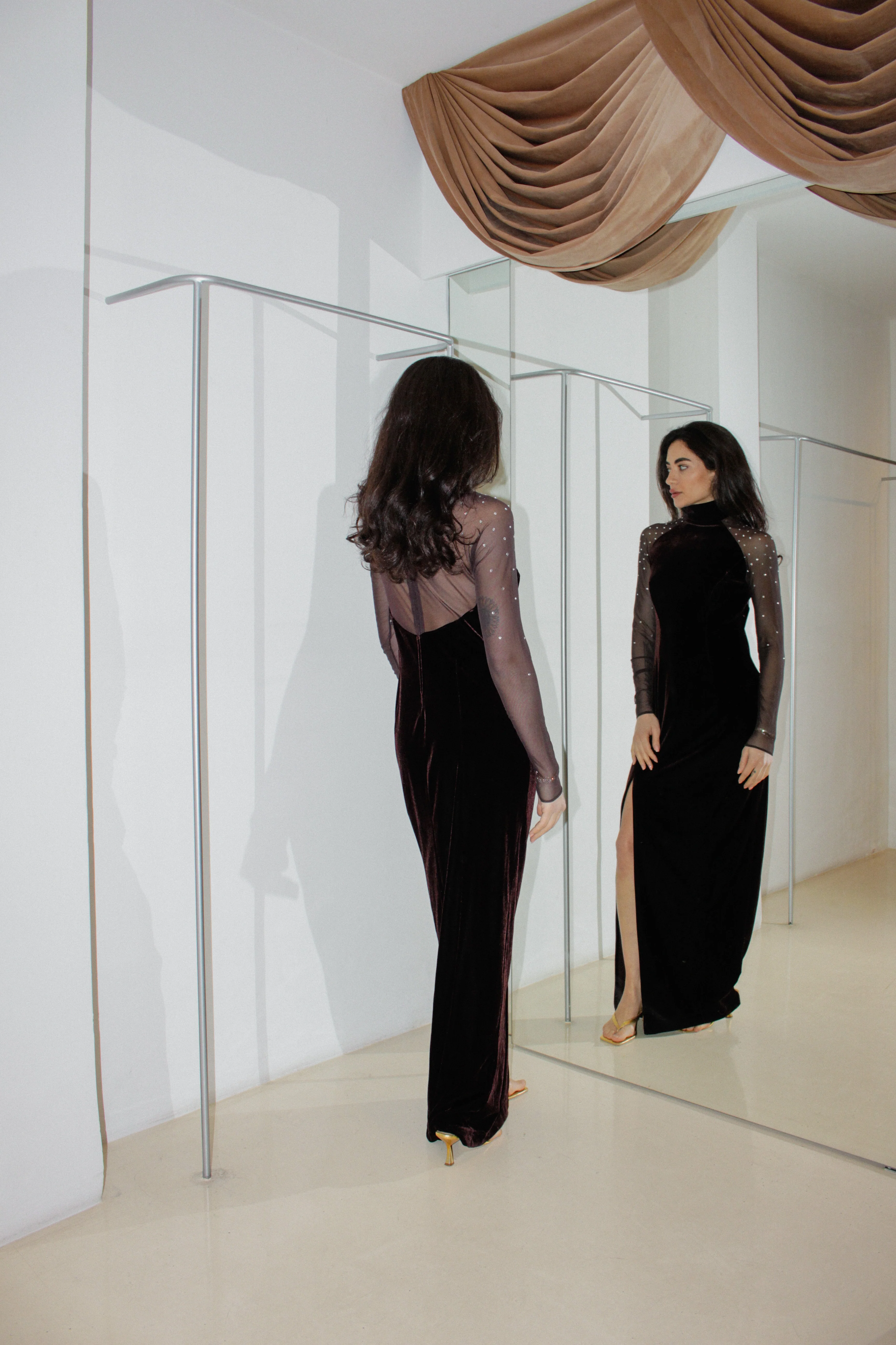 Vintage Velvet Dress