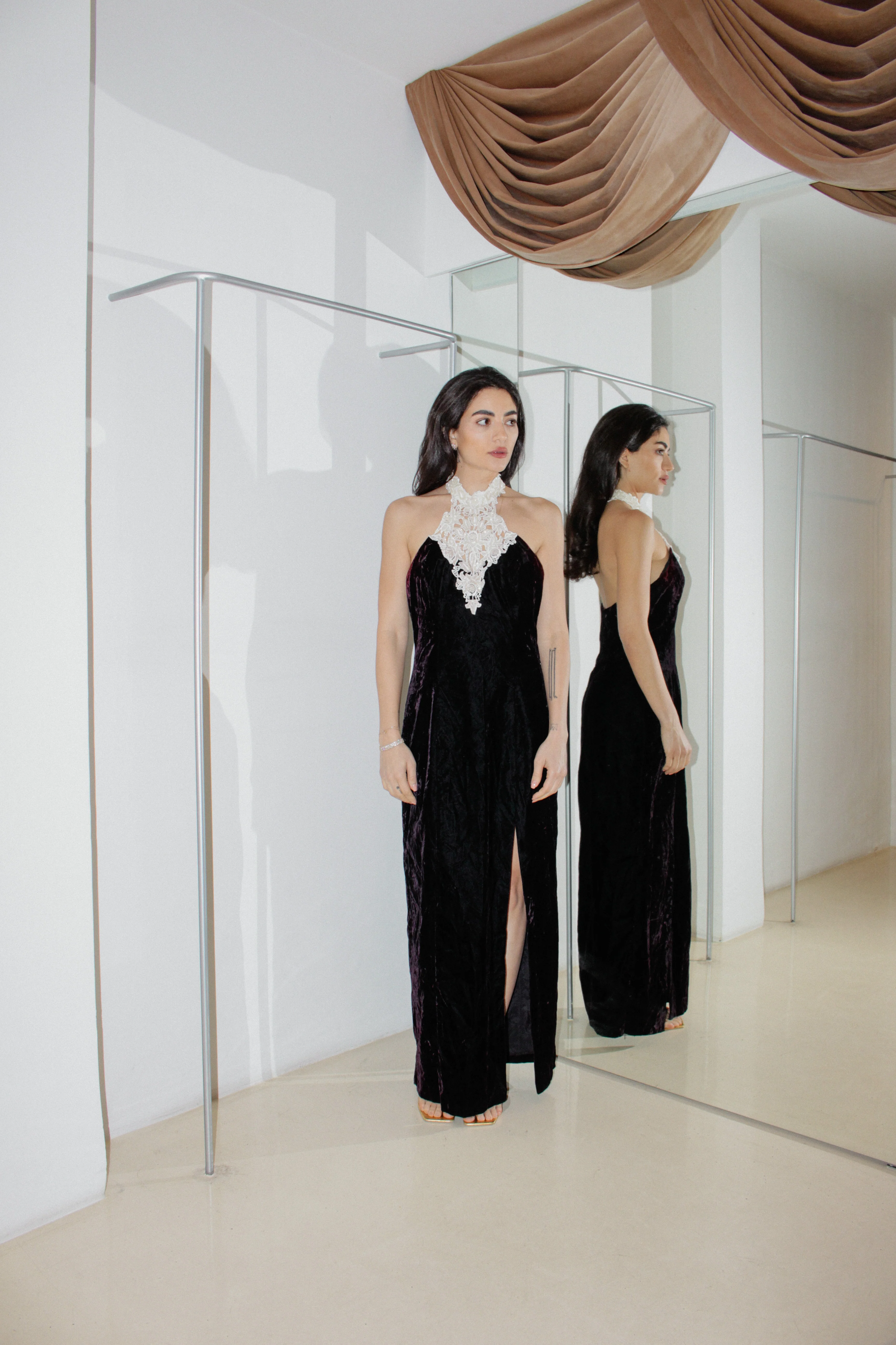Vintage Velvet Dress