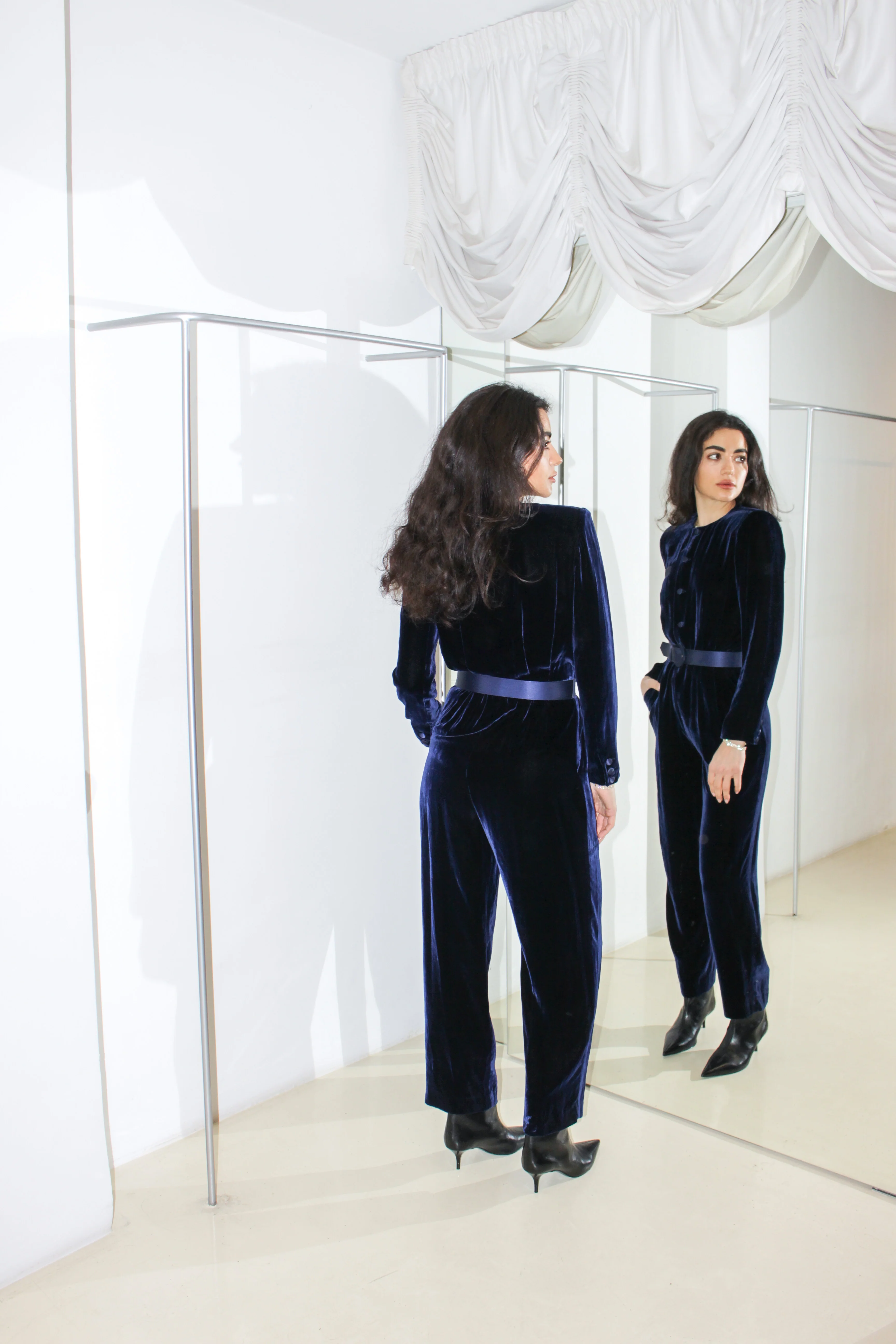 Vintage Velvet Jumpsuit - Image 3