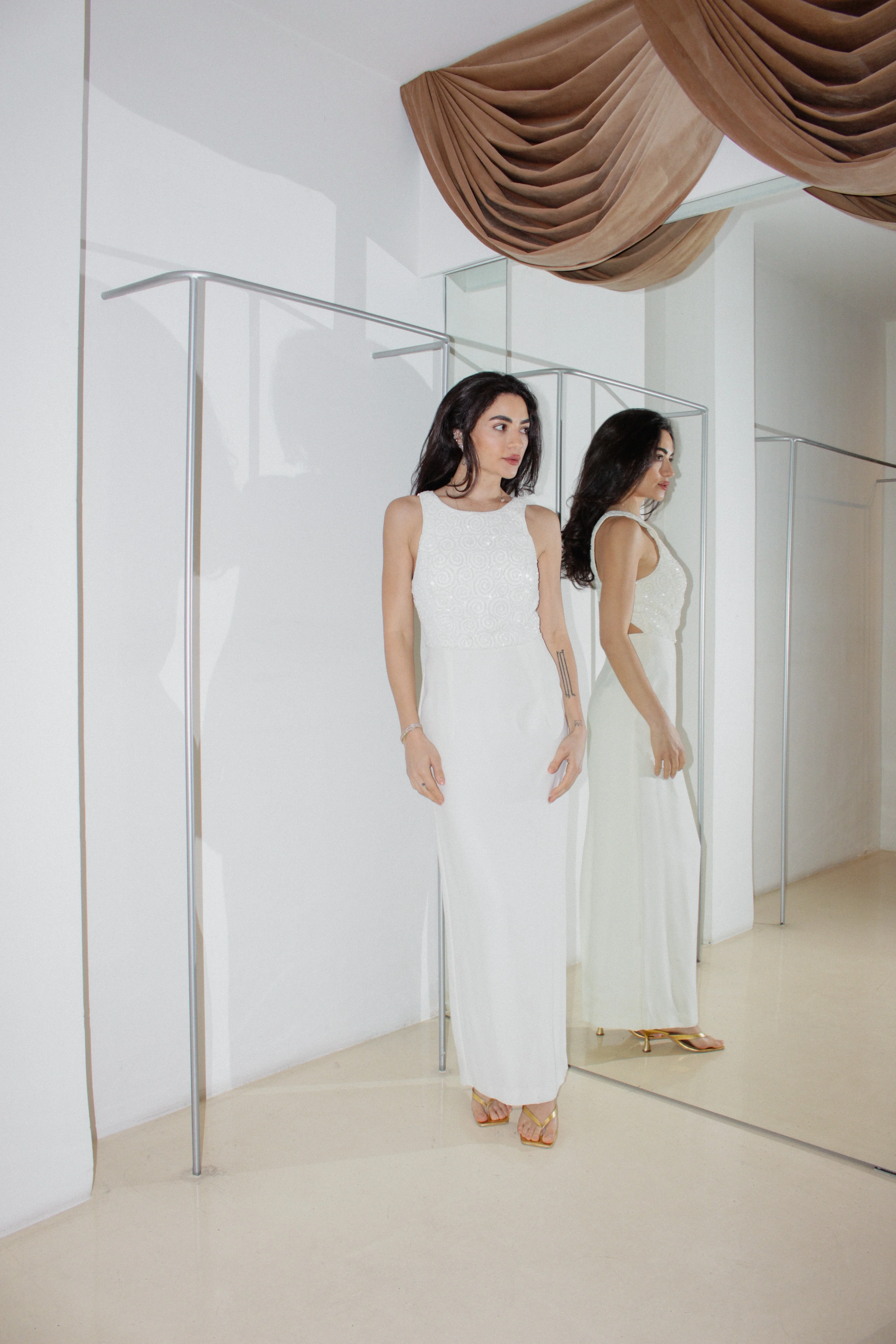 Vintage White Dress - Image 2